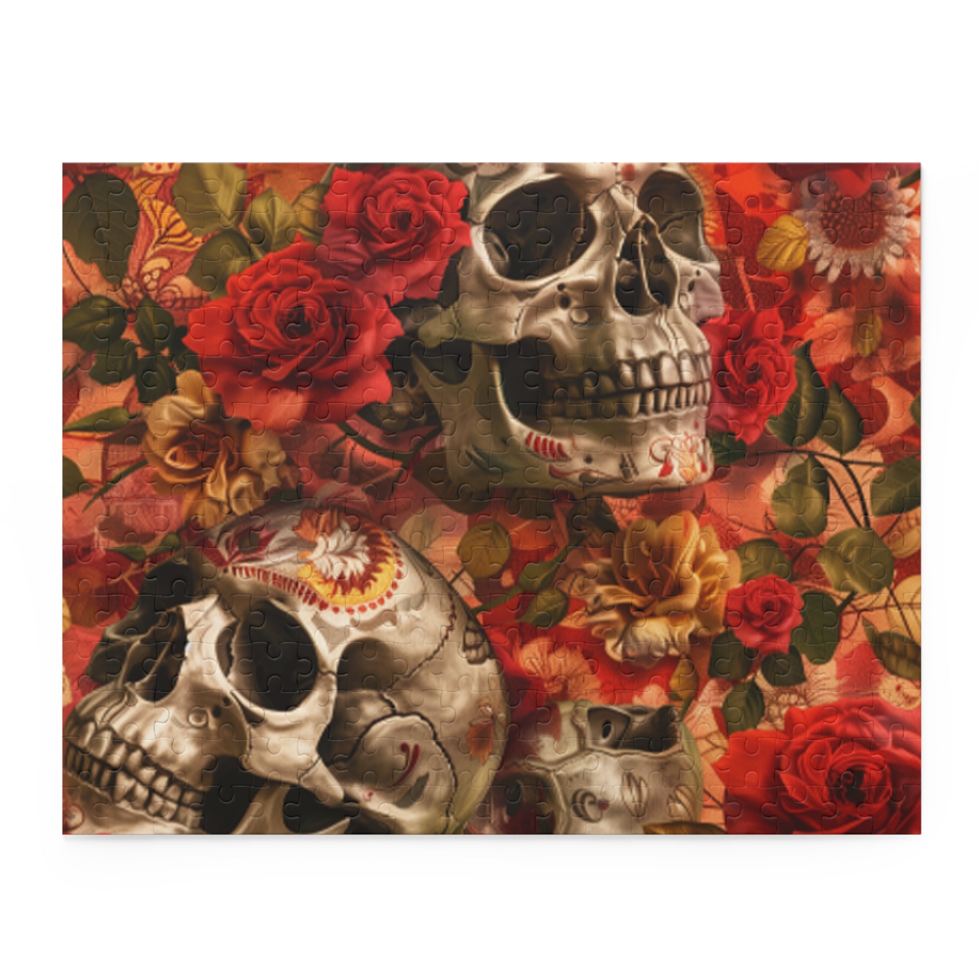 Mexican Art Day of the Dead Día de Muertos Jigsaw Puzzle Adult Birthday Business Jigsaw Puzzle Gift for Him Funny Humorous Indoor Outdoor Game Gift For Her Online-3