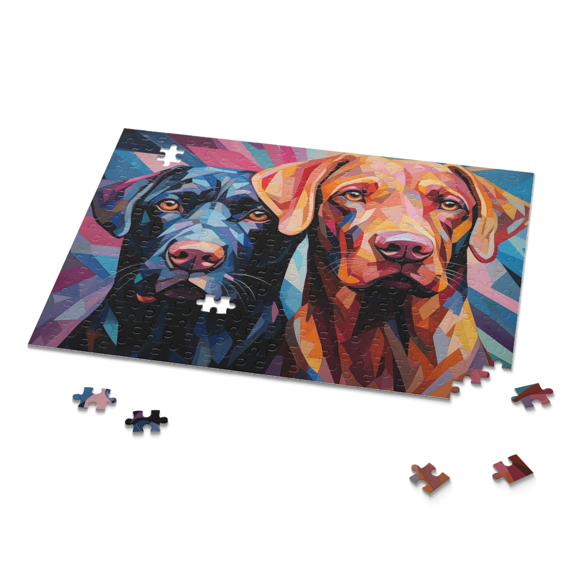 Labrador Abstract Dog Jigsaw Puzzle Oil Paint for Boys, Girls, Kids Adult Birthday Business Jigsaw Puzzle Gift for Him Funny Humorous Indoor Outdoor Game Gift For Her Online-9