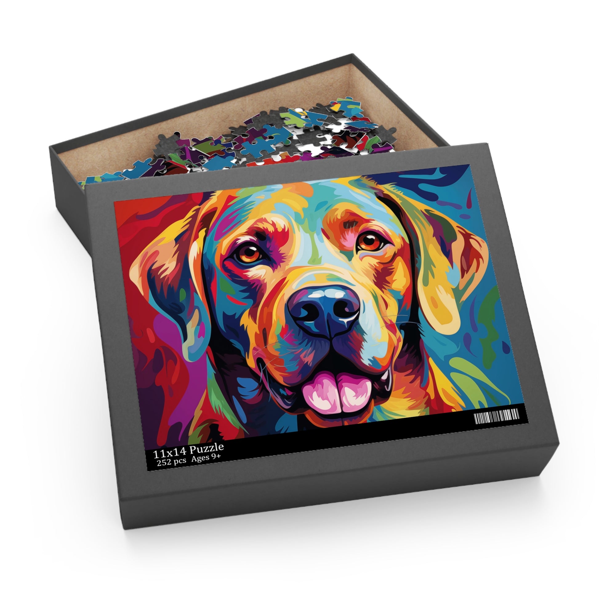 Labrador Dog Abstract Retriever Jigsaw Puzzle Oil Paint for Boys, Girls, Kids Adult Birthday Business Jigsaw Puzzle Gift for Him Funny Humorous Indoor Outdoor Game Gift For Her Online-8