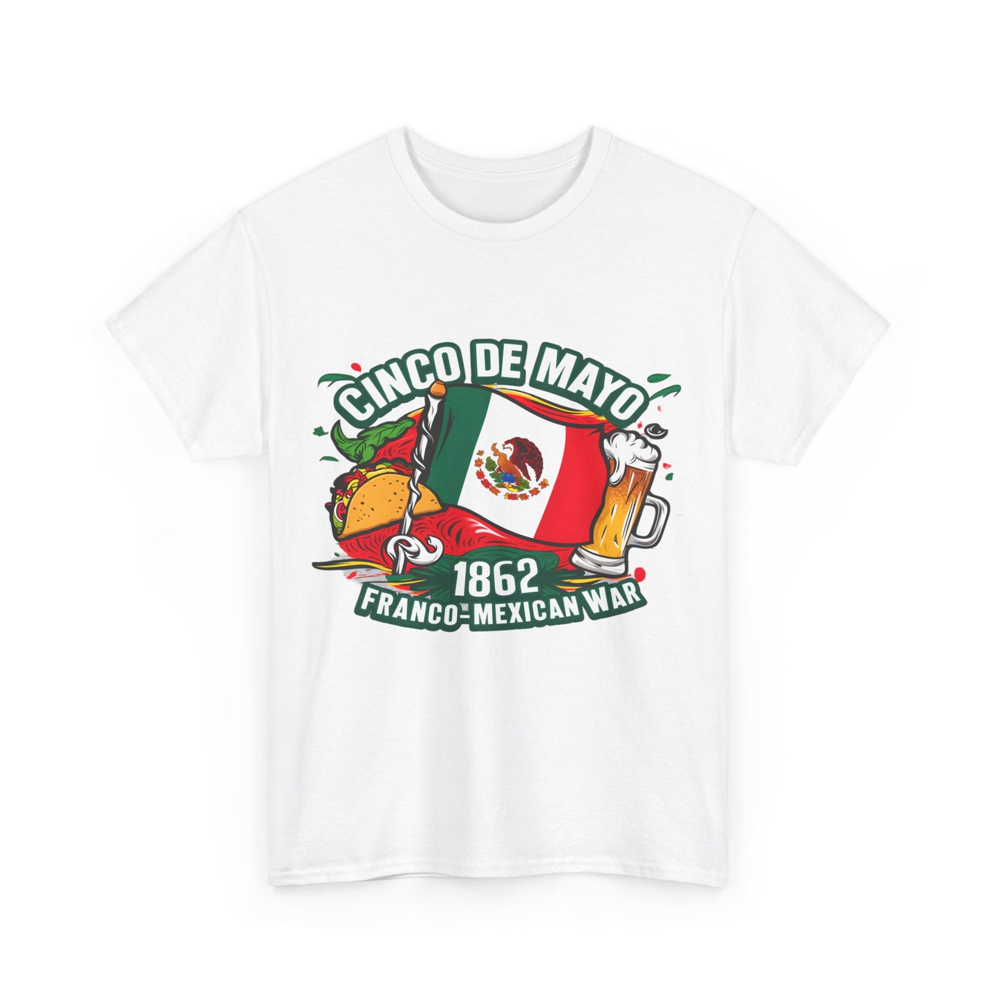 Cinco De Mayo Mexican Independence Day Graphic Unisex Heavy Cotton Tee Cotton Funny Humorous Graphic Soft Premium Unisex Men Women White T-shirt Birthday Gift-42