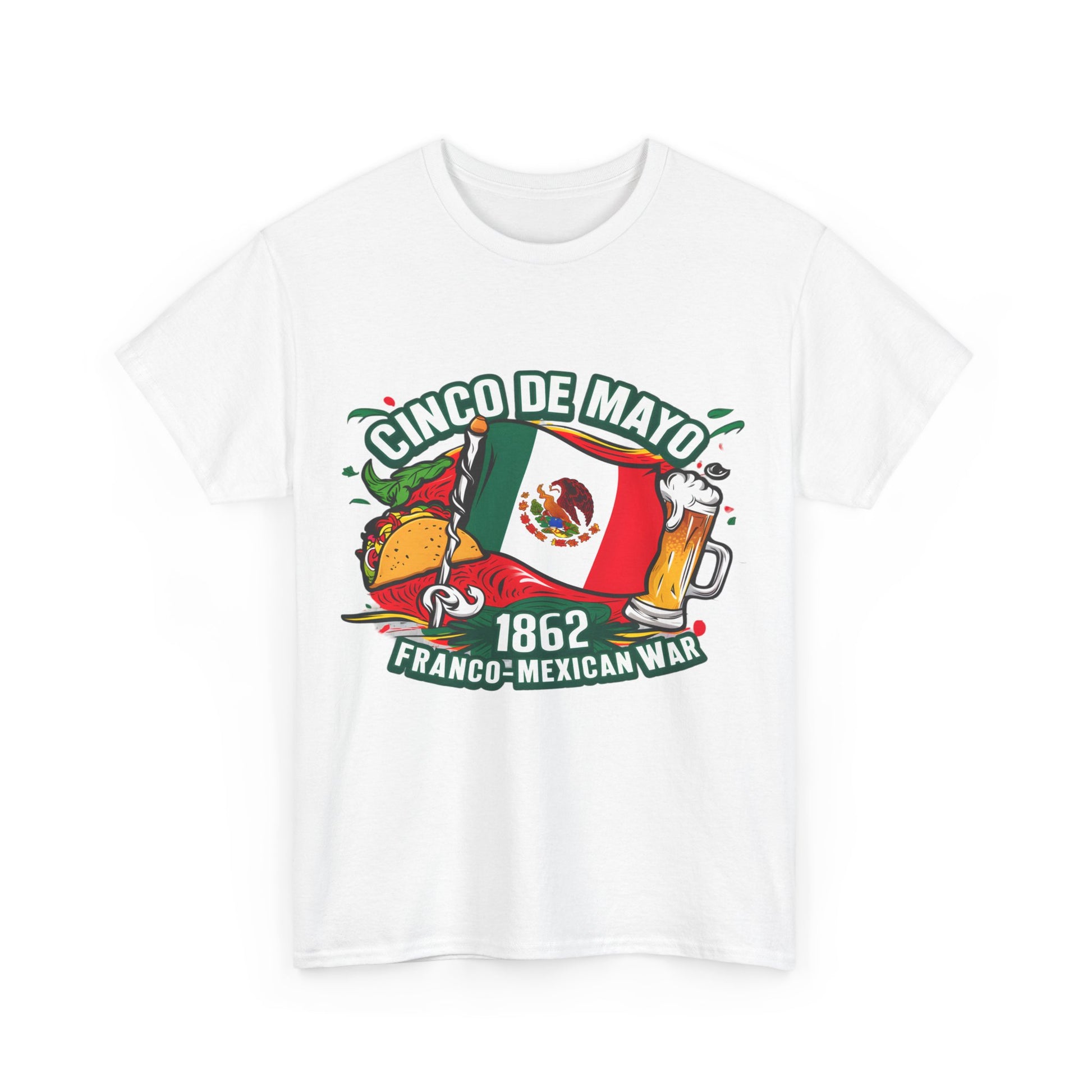Cinco De Mayo Mexican Independence Day Graphic Unisex Heavy Cotton Tee Cotton Funny Humorous Graphic Soft Premium Unisex Men Women White T-shirt Birthday Gift-42