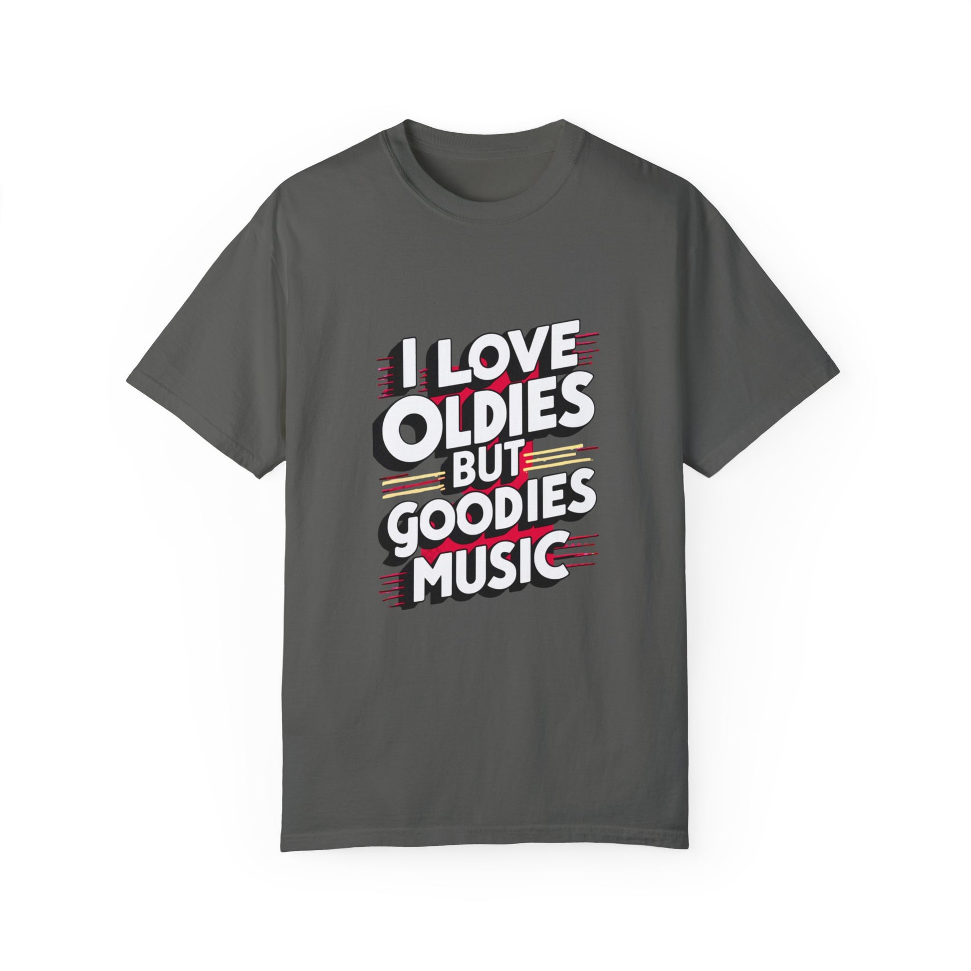 I Love Oldies but Goodies Music Urban Hip Hop Graphic Unisex Garment-dyed T-shirt Cotton Funny Humorous Graphic Soft Premium Unisex Men Women Pepper T-shirt Birthday Gift-12