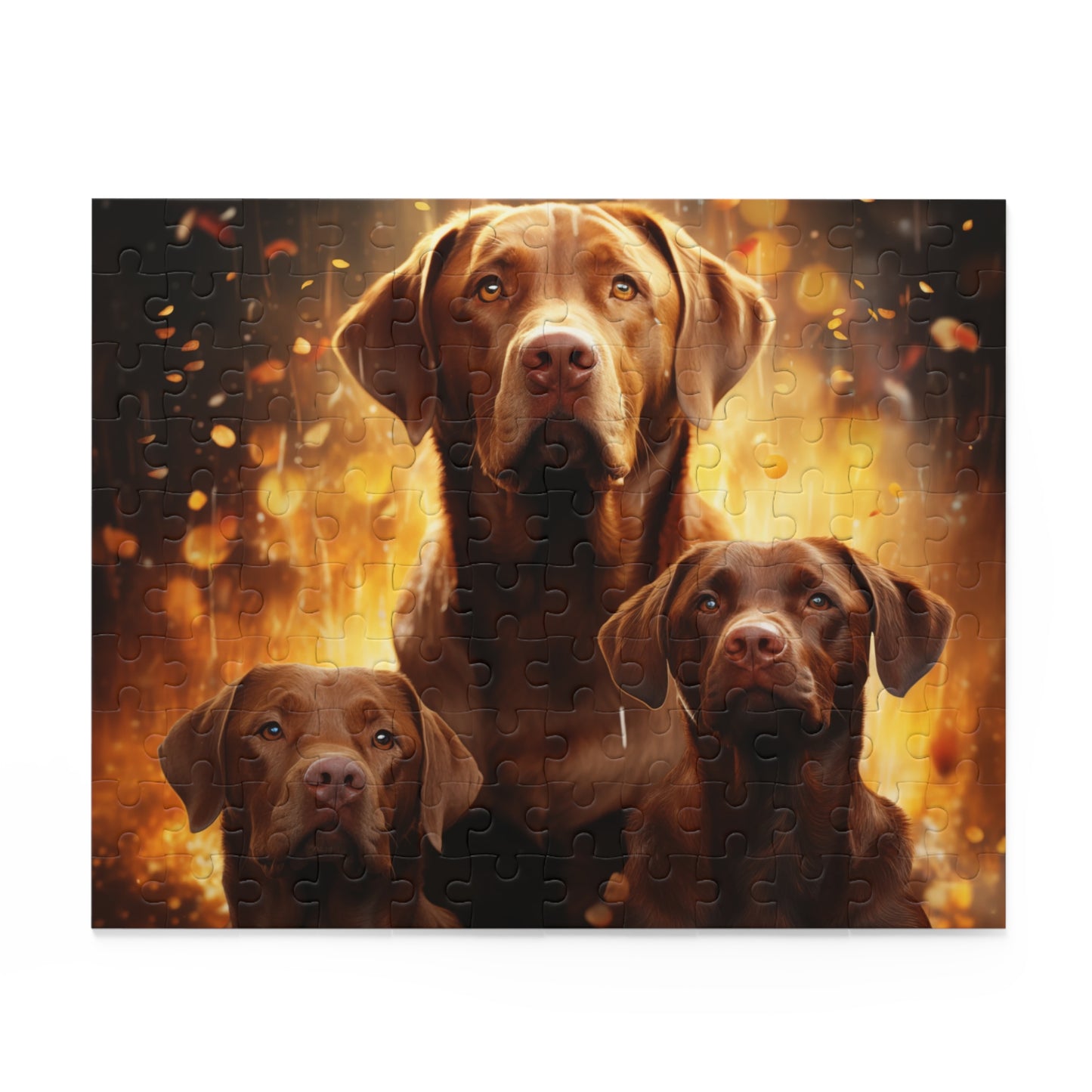Labrador Vibrant Abstract Watercolor Dog Jigsaw Puzzle for Boys, Girls, Kids Adult Birthday Business Jigsaw Puzzle Gift for Him Funny Humorous Indoor Outdoor Game Gift For Her Online-2