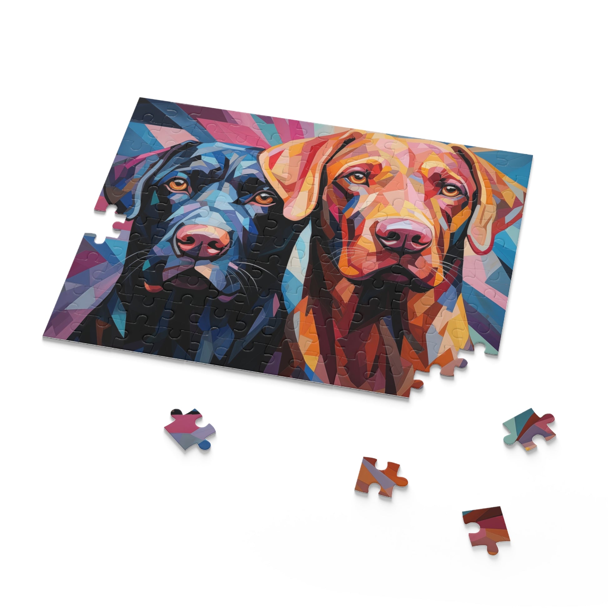 Labrador Abstract Dog Jigsaw Puzzle Oil Paint for Boys, Girls, Kids Adult Birthday Business Jigsaw Puzzle Gift for Him Funny Humorous Indoor Outdoor Game Gift For Her Online-7