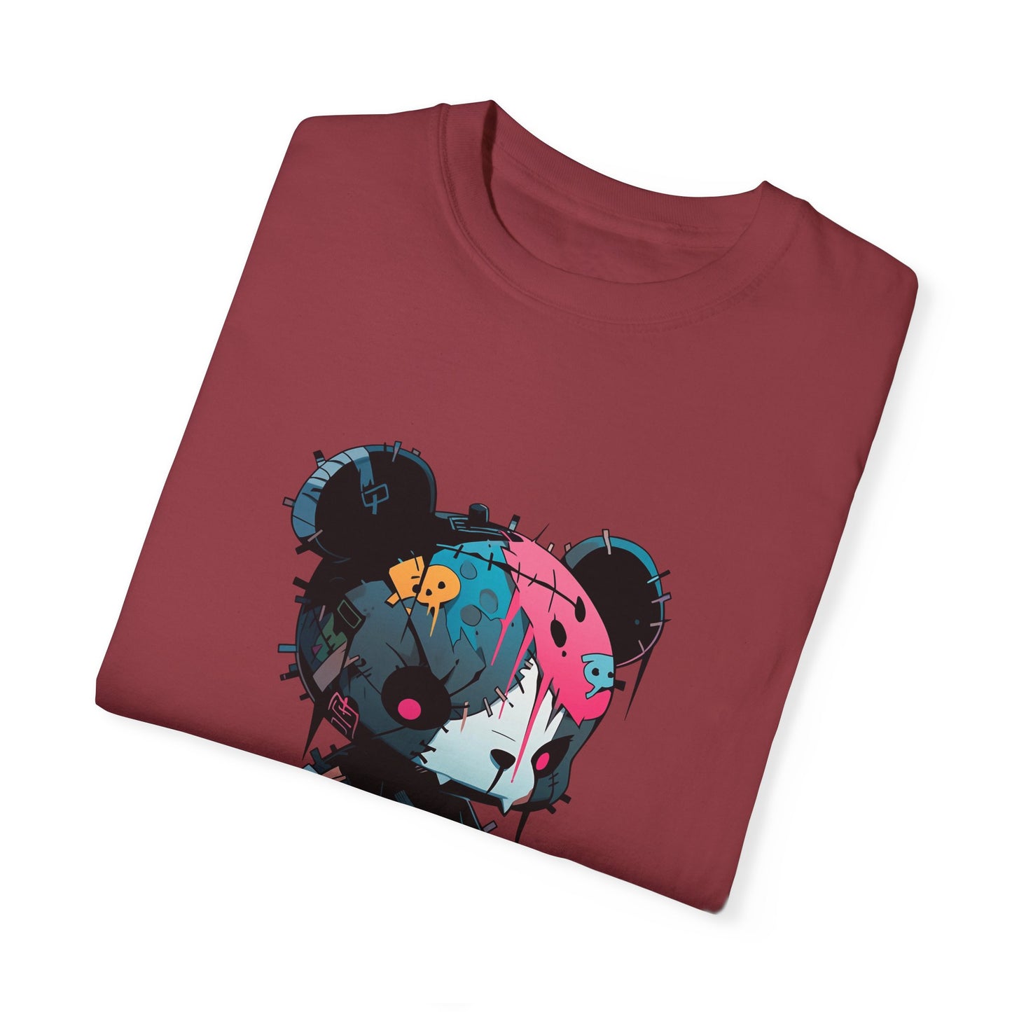 Hip Hop Teddy Bear Graphic Unisex Garment-dyed T-shirt Cotton Funny Humorous Graphic Soft Premium Unisex Men Women Chili T-shirt Birthday Gift-35