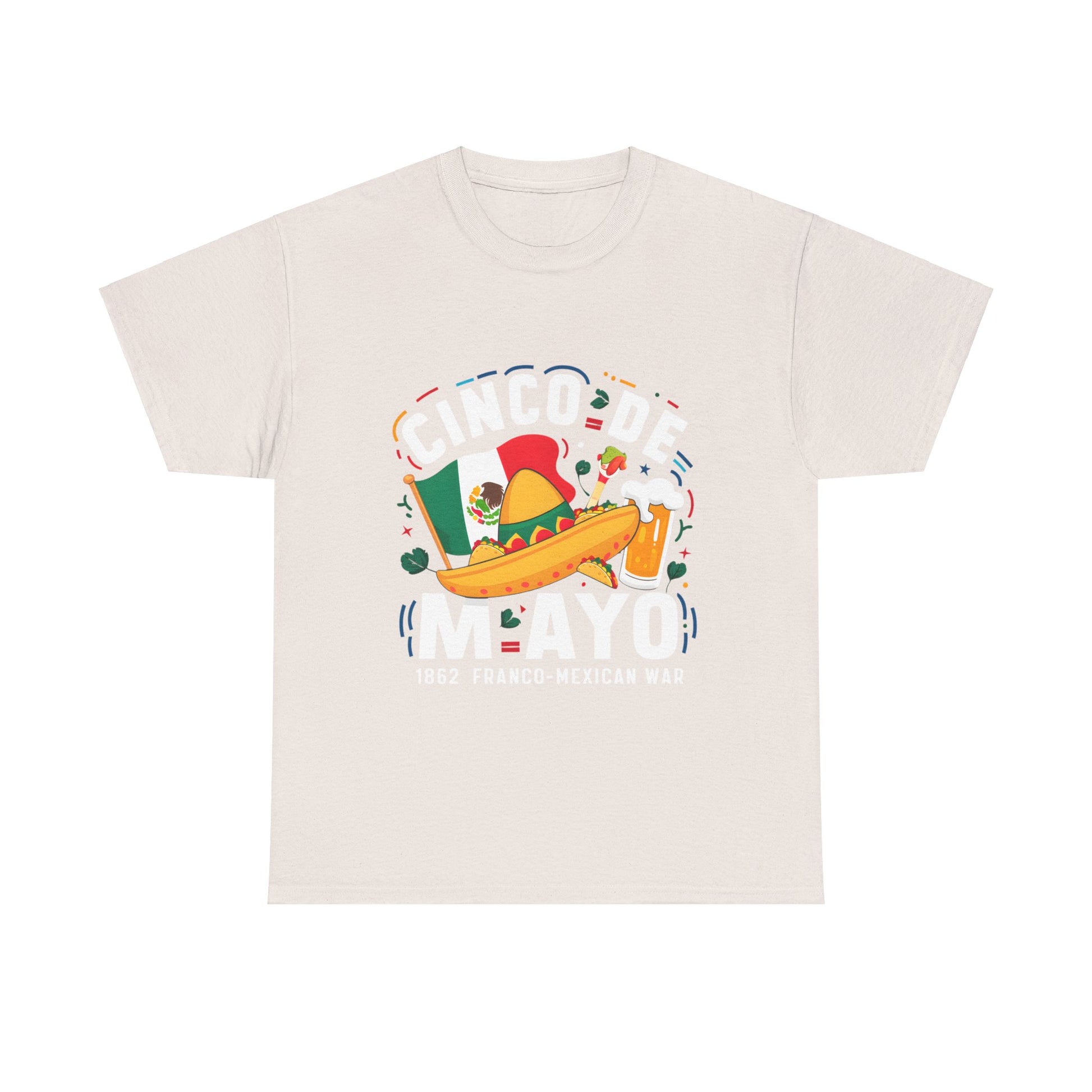 Cinco De Mayo Mexican Independence Day Graphic Unisex Heavy Cotton Tee Cotton Funny Humorous Graphic Soft Premium Unisex Men Women Ice Gray T-shirt Birthday Gift-12