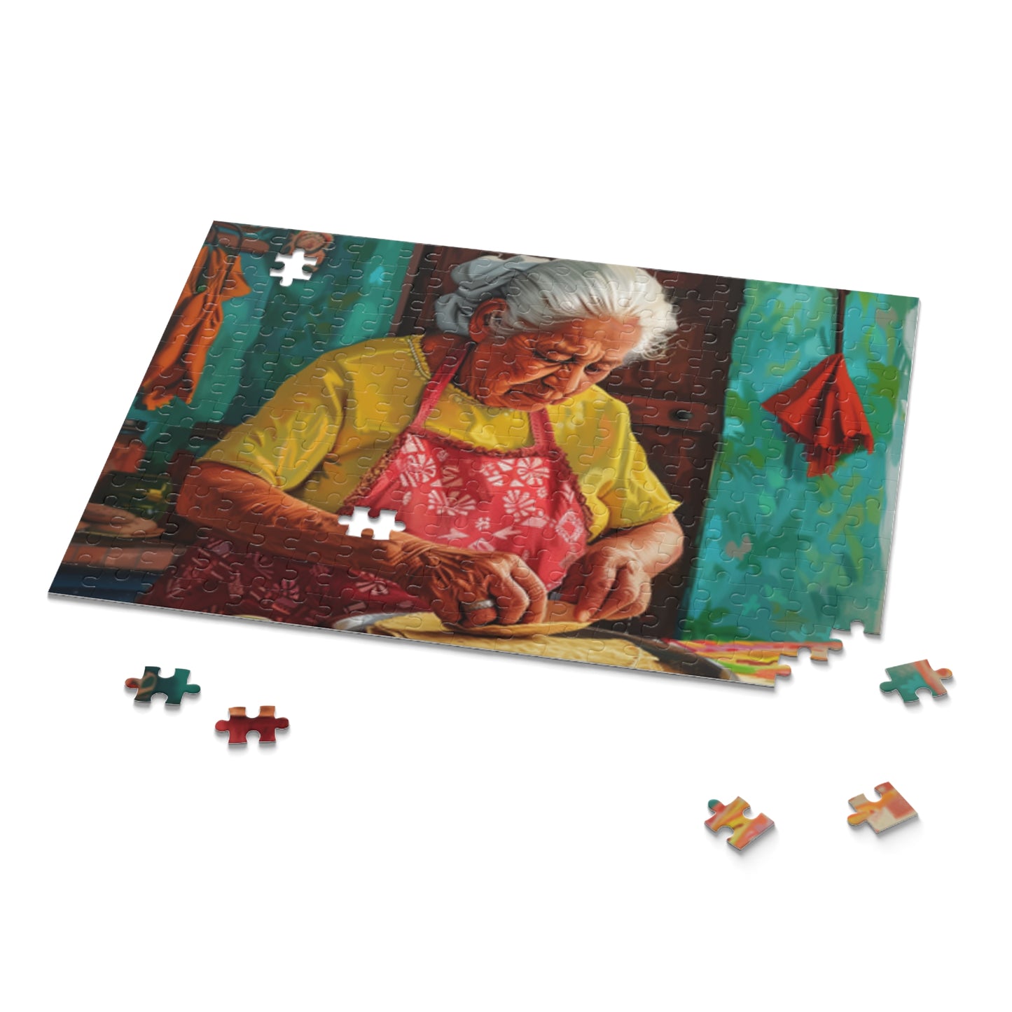 Mexican Art Retro Women Jigsaw Puzzle Adult Birthday Business Jigsaw Puzzle Gift for Him Funny Humorous Indoor Outdoor Game Gift For Her Online-9