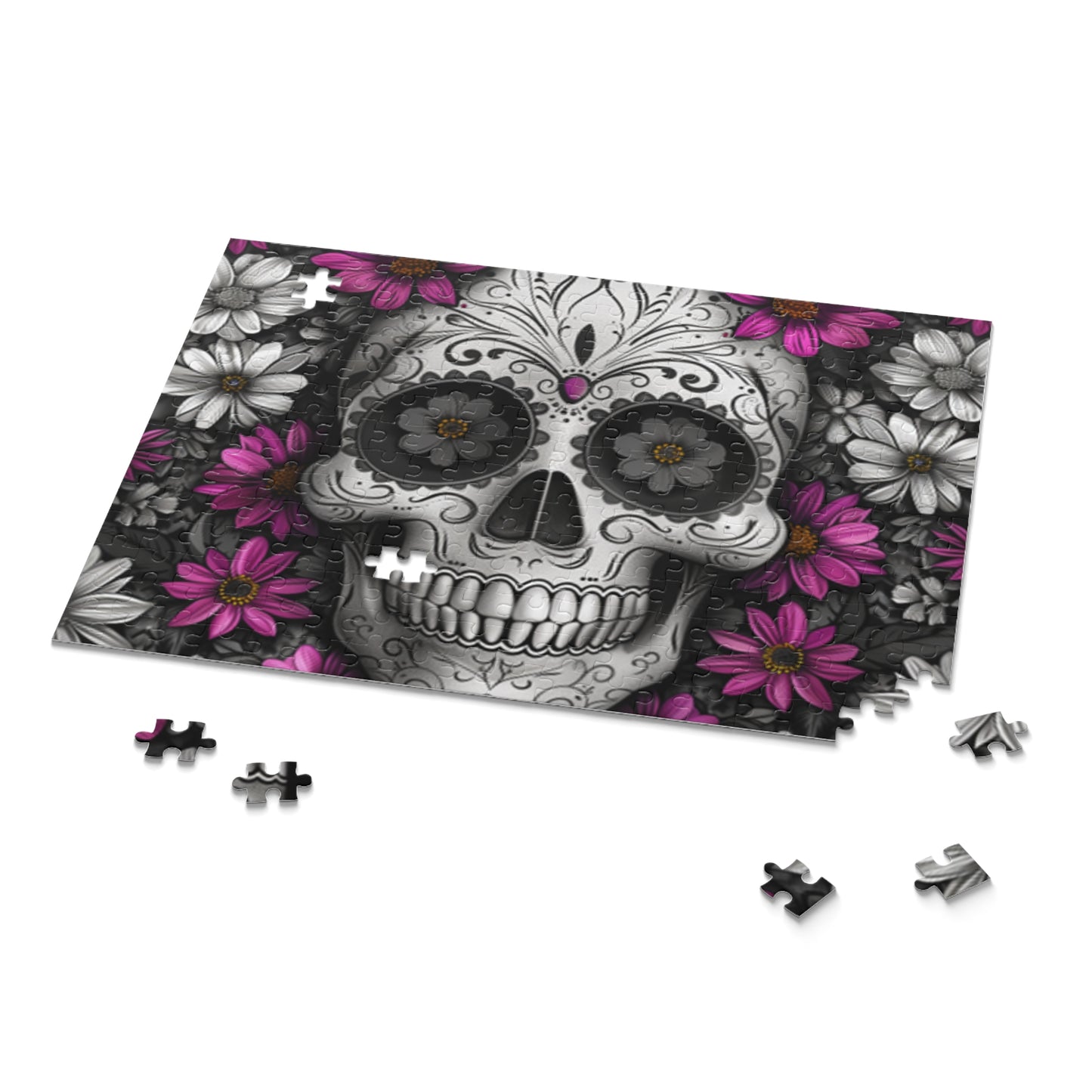 Mexican Art Day of the Dead Día de Muertos Jigsaw Puzzle Adult Birthday Business Jigsaw Puzzle Gift for Him Funny Humorous Indoor Outdoor Game Gift For Her Online-9