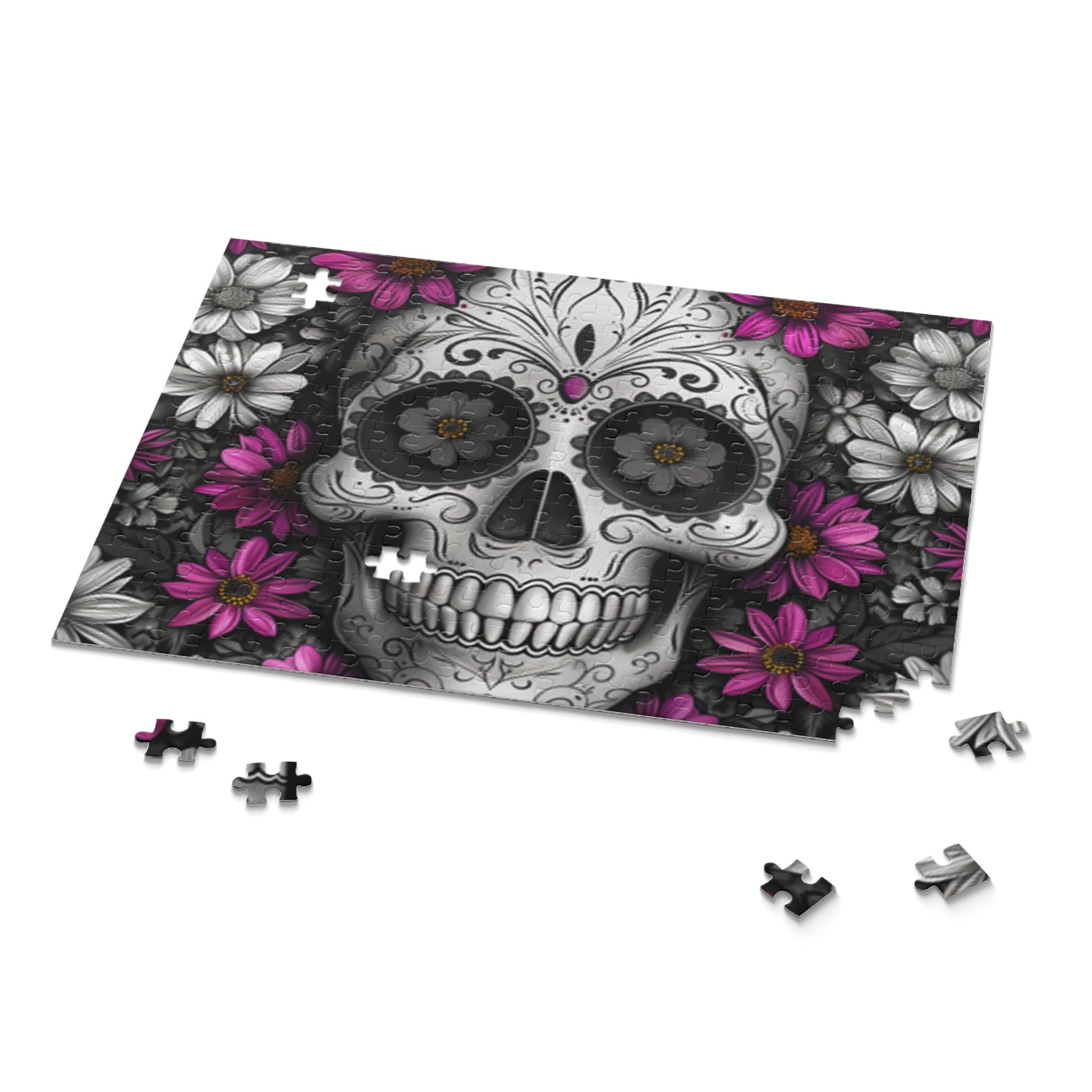 Mexican Art Day of the Dead Día de Muertos Jigsaw Puzzle Adult Birthday Business Jigsaw Puzzle Gift for Him Funny Humorous Indoor Outdoor Game Gift For Her Online-9