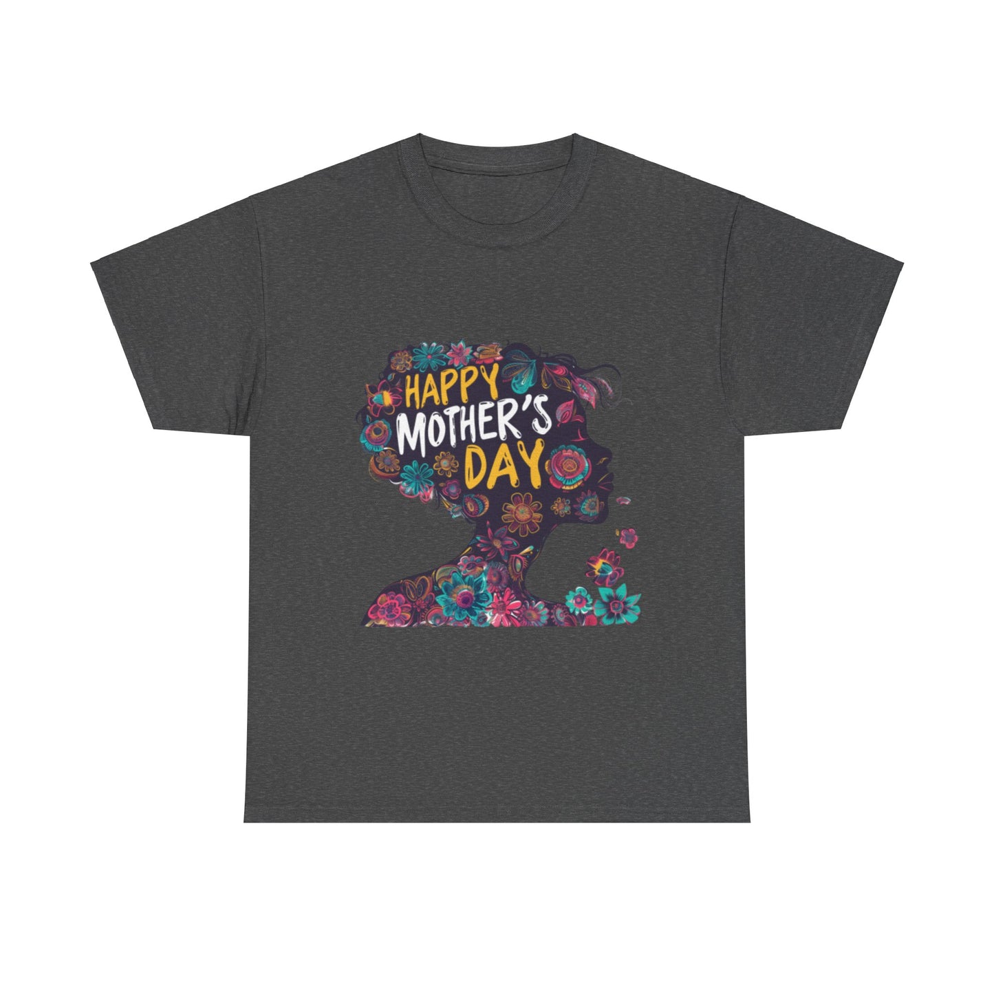 Happy Mother's Day African American Mom Graphic Unisex Heavy Cotton Tee Cotton Funny Humorous Graphic Soft Premium Unisex Men Women Dark Heather T-shirt Birthday Gift-4