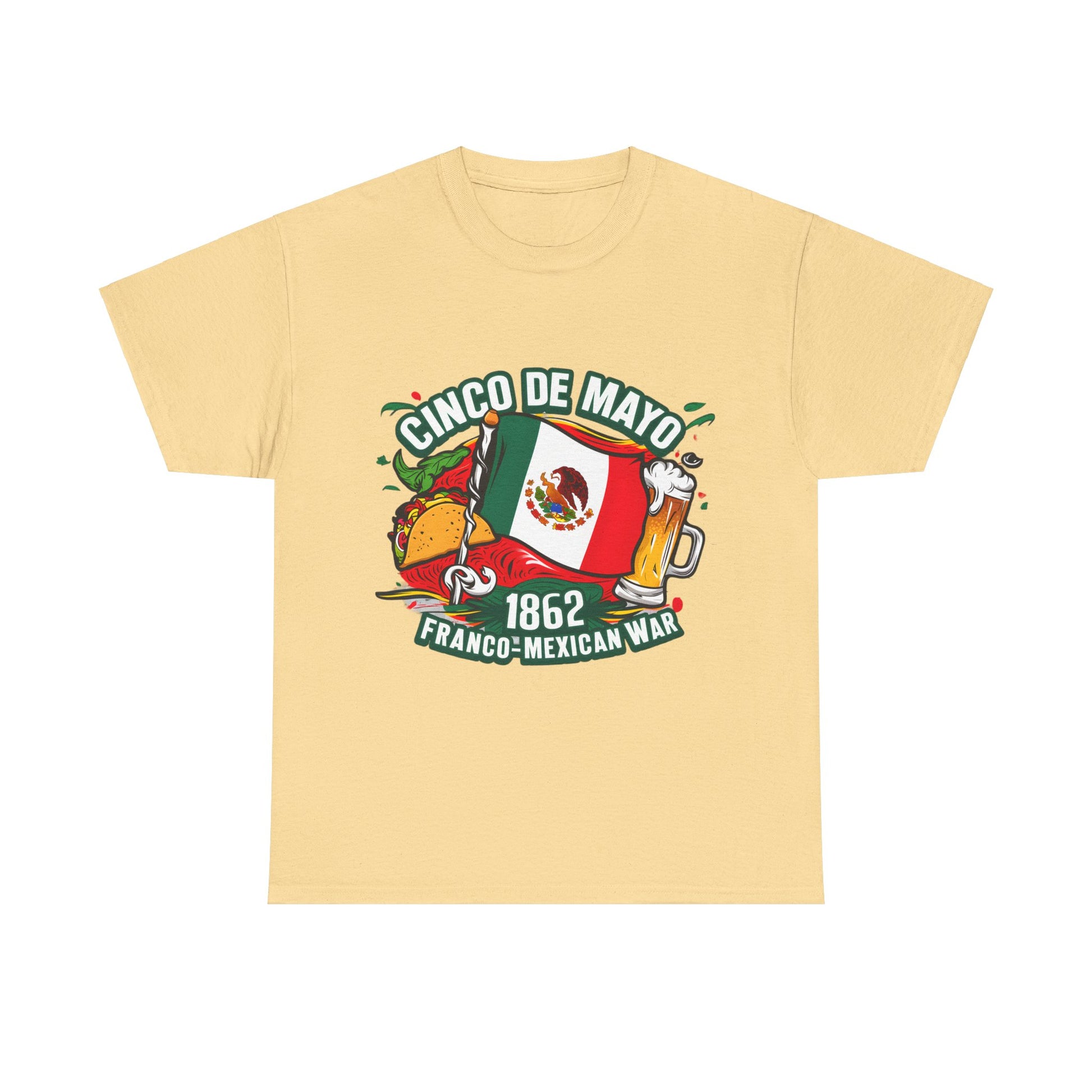 Cinco De Mayo Mexican Independence Day Graphic Unisex Heavy Cotton Tee Cotton Funny Humorous Graphic Soft Premium Unisex Men Women Yellow Haze T-shirt Birthday Gift-11