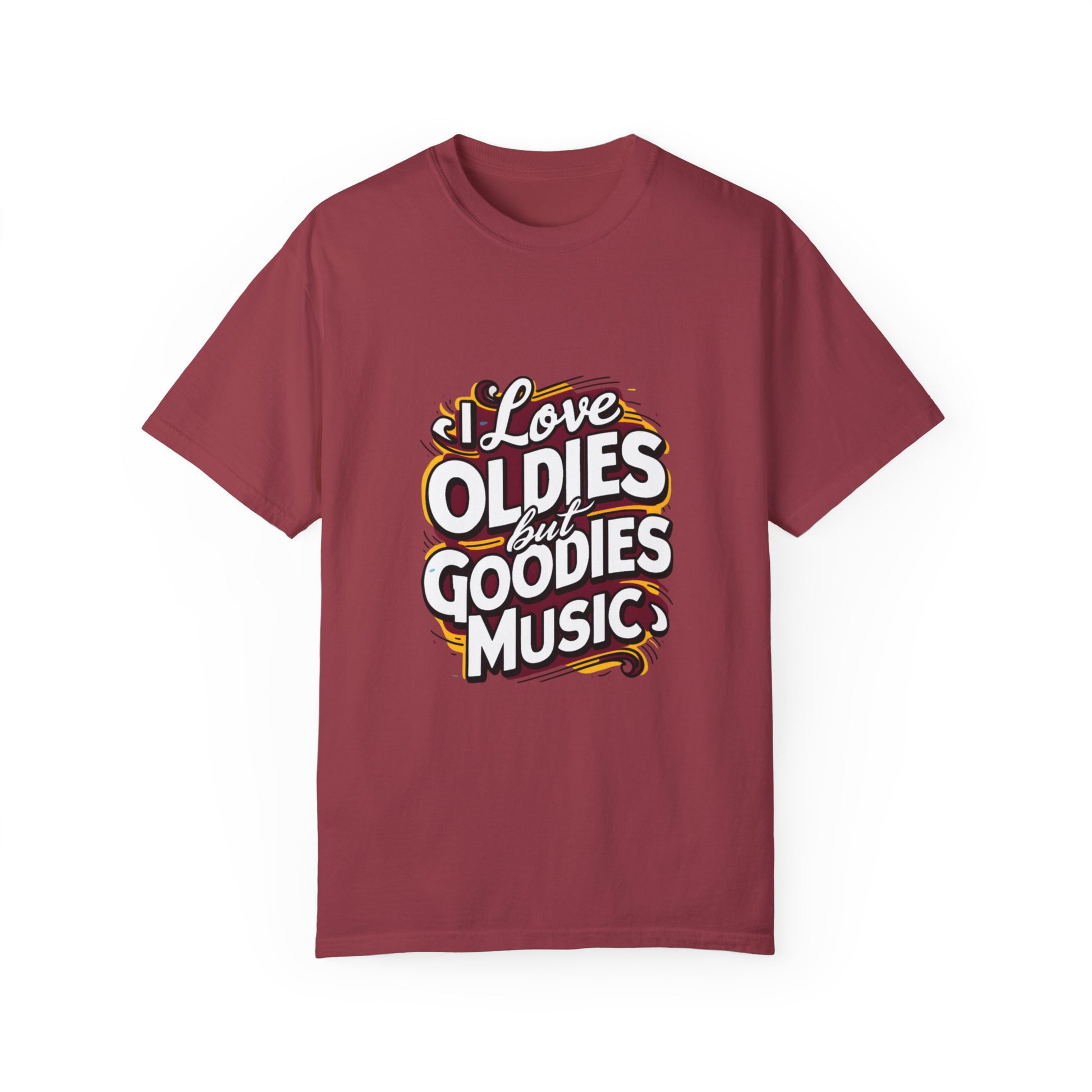 I Love Oldies but Goodies Music Urban Hip Hop Graphic Unisex Garment-dyed T-shirt Cotton Funny Humorous Graphic Soft Premium Unisex Men Women Chili T-shirt Birthday Gift-7