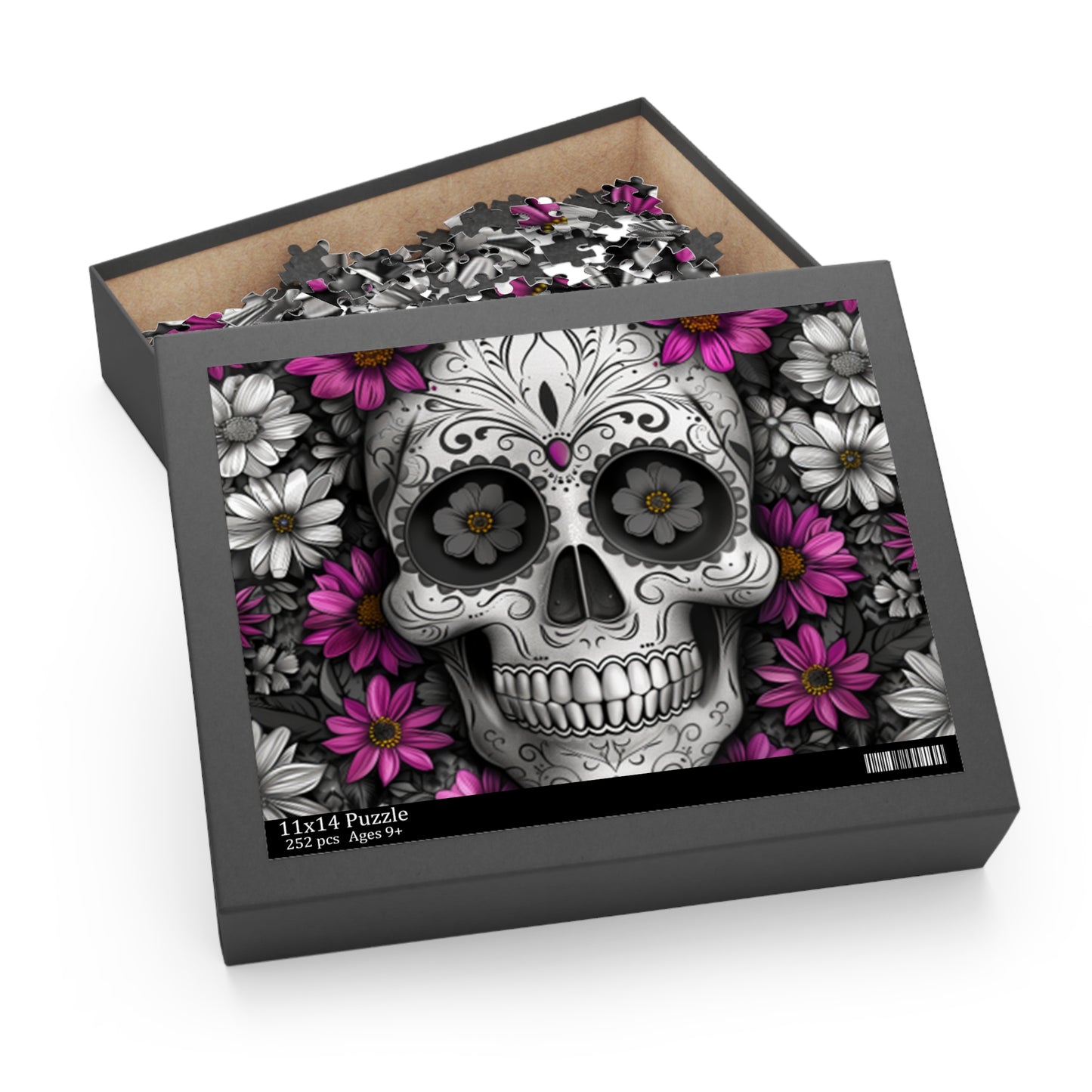 Mexican Art Day of the Dead Día de Muertos Jigsaw Puzzle Adult Birthday Business Jigsaw Puzzle Gift for Him Funny Humorous Indoor Outdoor Game Gift For Her Online-8