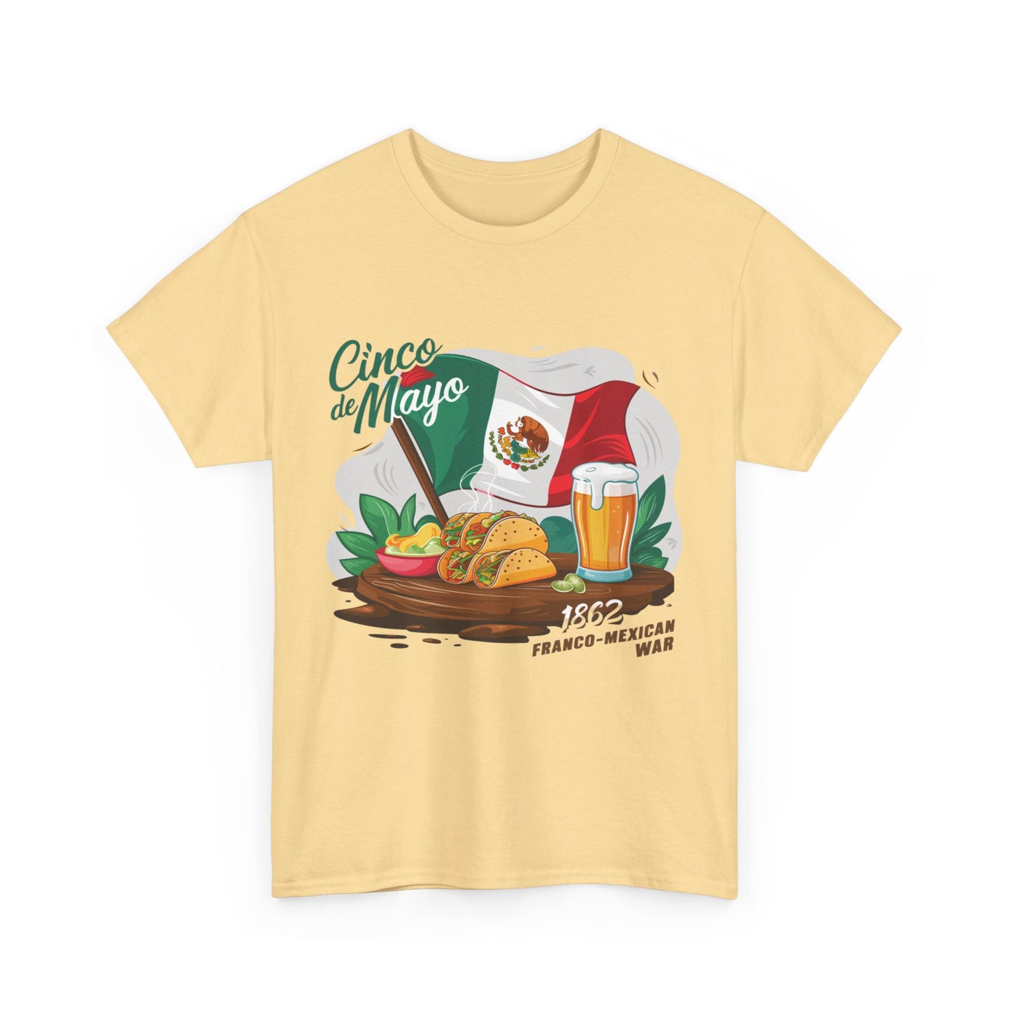 Cinco De Mayo Mexican Independence Day Graphic Unisex Heavy Cotton Tee Cotton Funny Humorous Graphic Soft Premium Unisex Men Women Yellow Haze T-shirt Birthday Gift-45