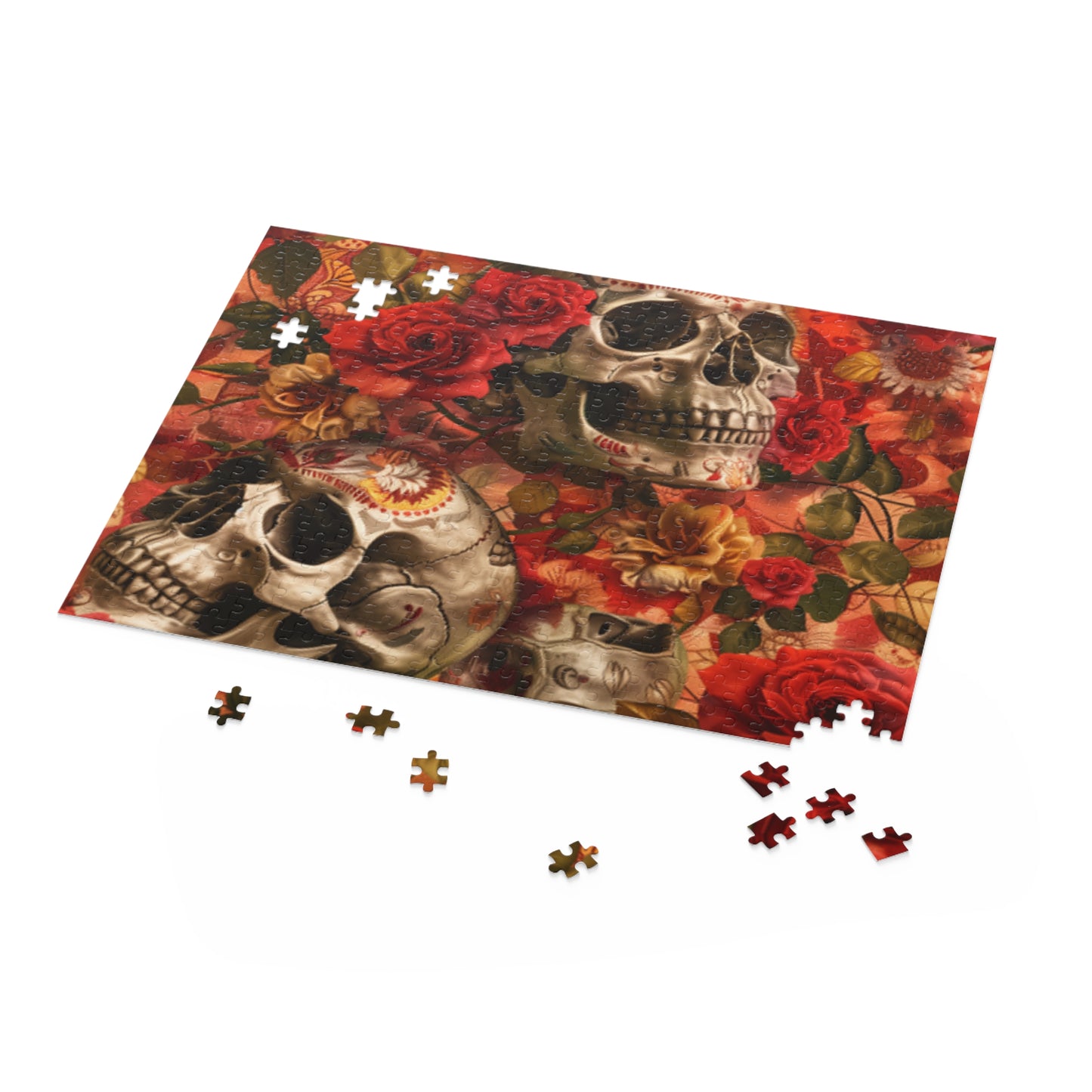 Mexican Art Day of the Dead Día de Muertos Jigsaw Puzzle Adult Birthday Business Jigsaw Puzzle Gift for Him Funny Humorous Indoor Outdoor Game Gift For Her Online-5