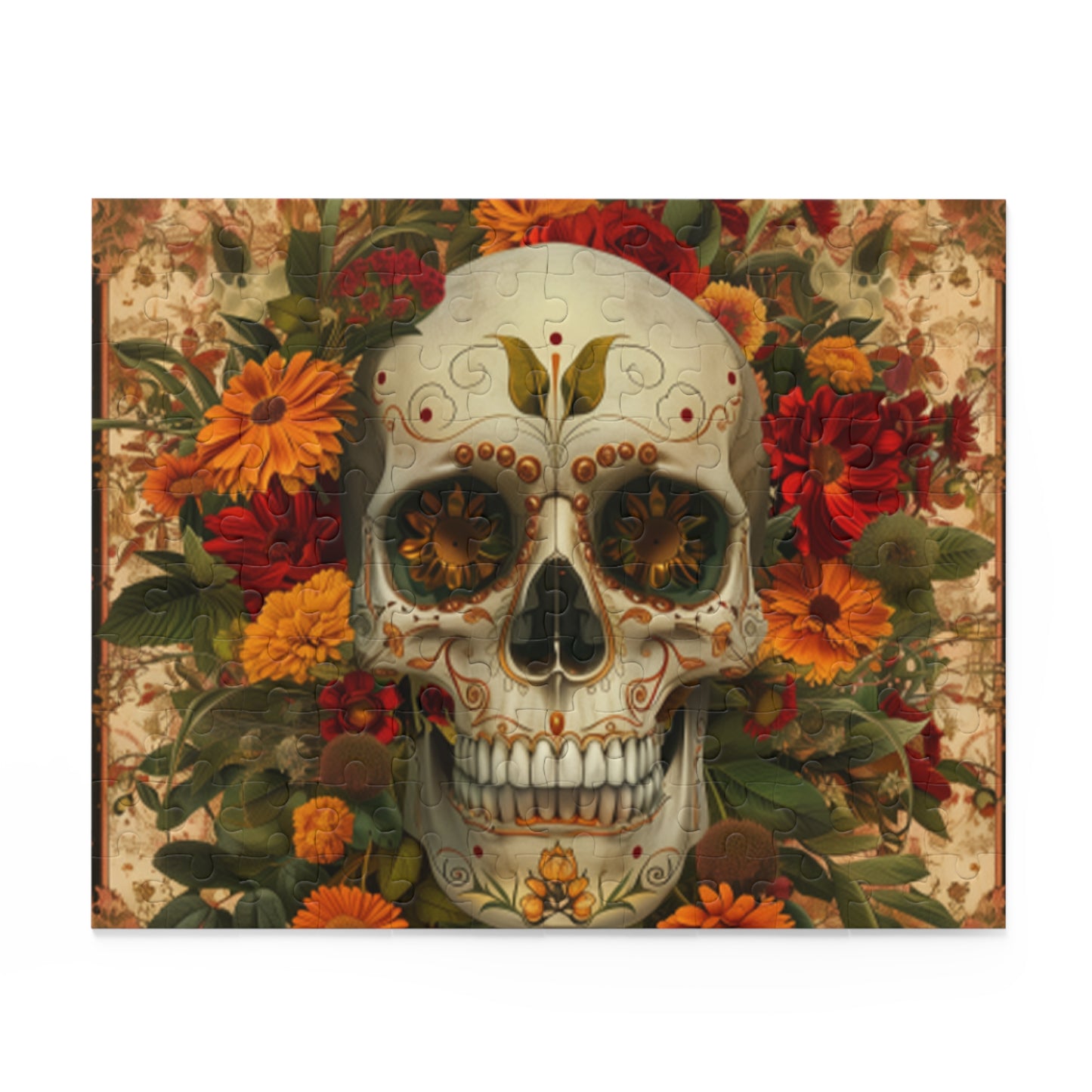 Mexican Art Day of the Dead Día de Muertos Jigsaw Puzzle Adult Birthday Business Jigsaw Puzzle Gift for Him Funny Humorous Indoor Outdoor Game Gift For Her Online-2