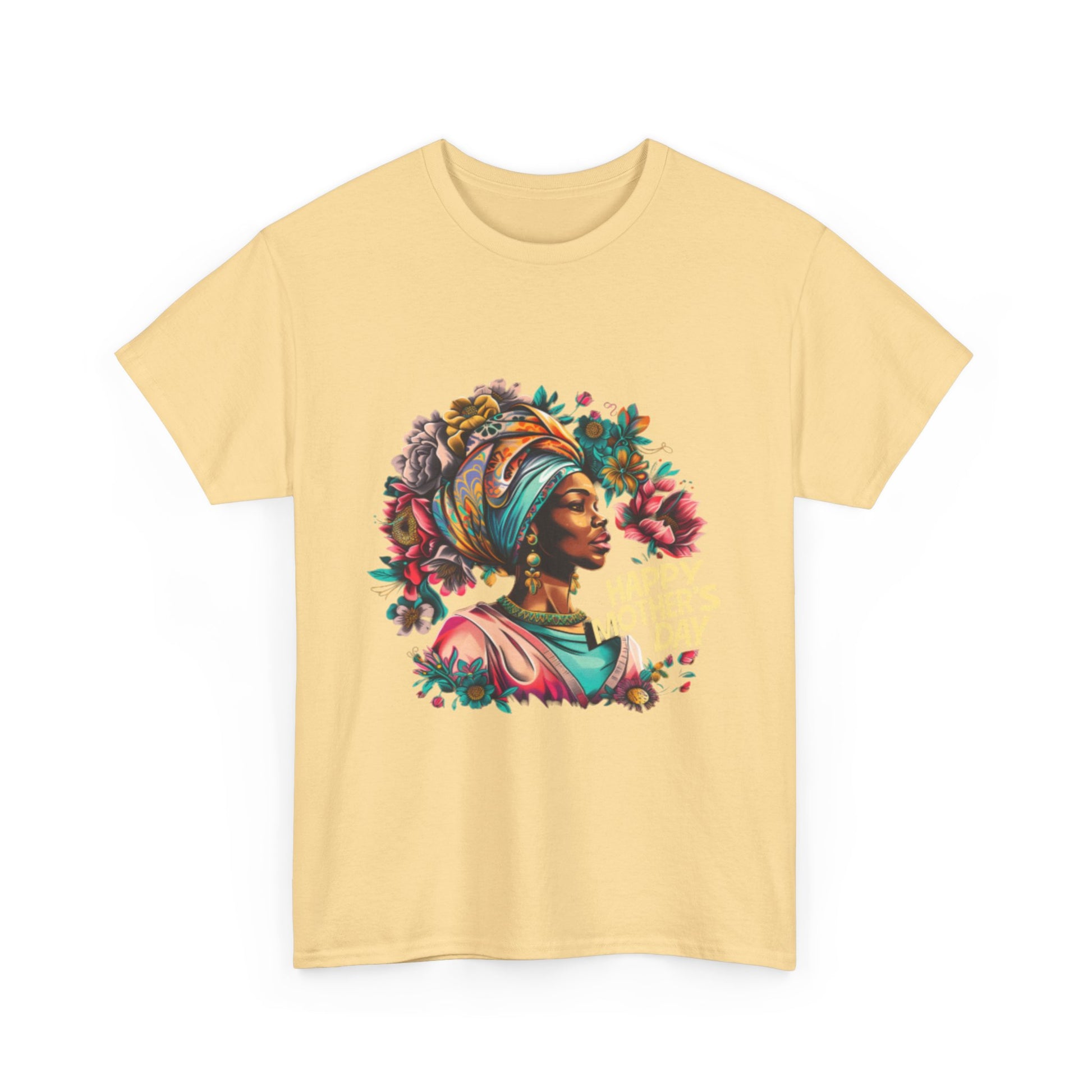 Happy Mother's Day African American Mom Graphic Unisex Heavy Cotton Tee Cotton Funny Humorous Graphic Soft Premium Unisex Men Women Yellow Haze T-shirt Birthday Gift-45