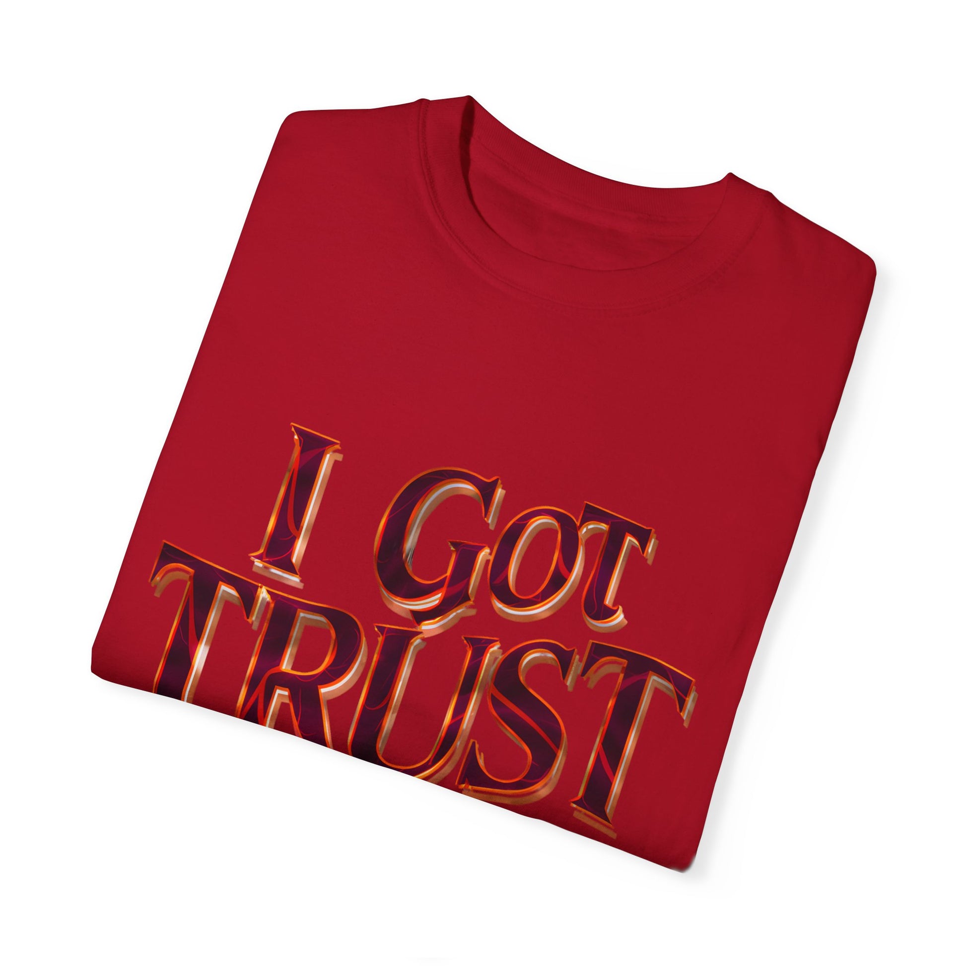 I Got Trust Issues Graphic Unisex Garment-dyed T-shirt Cotton Funny Humorous Graphic Soft Premium Unisex Men Women Red T-shirt Birthday Gift-23