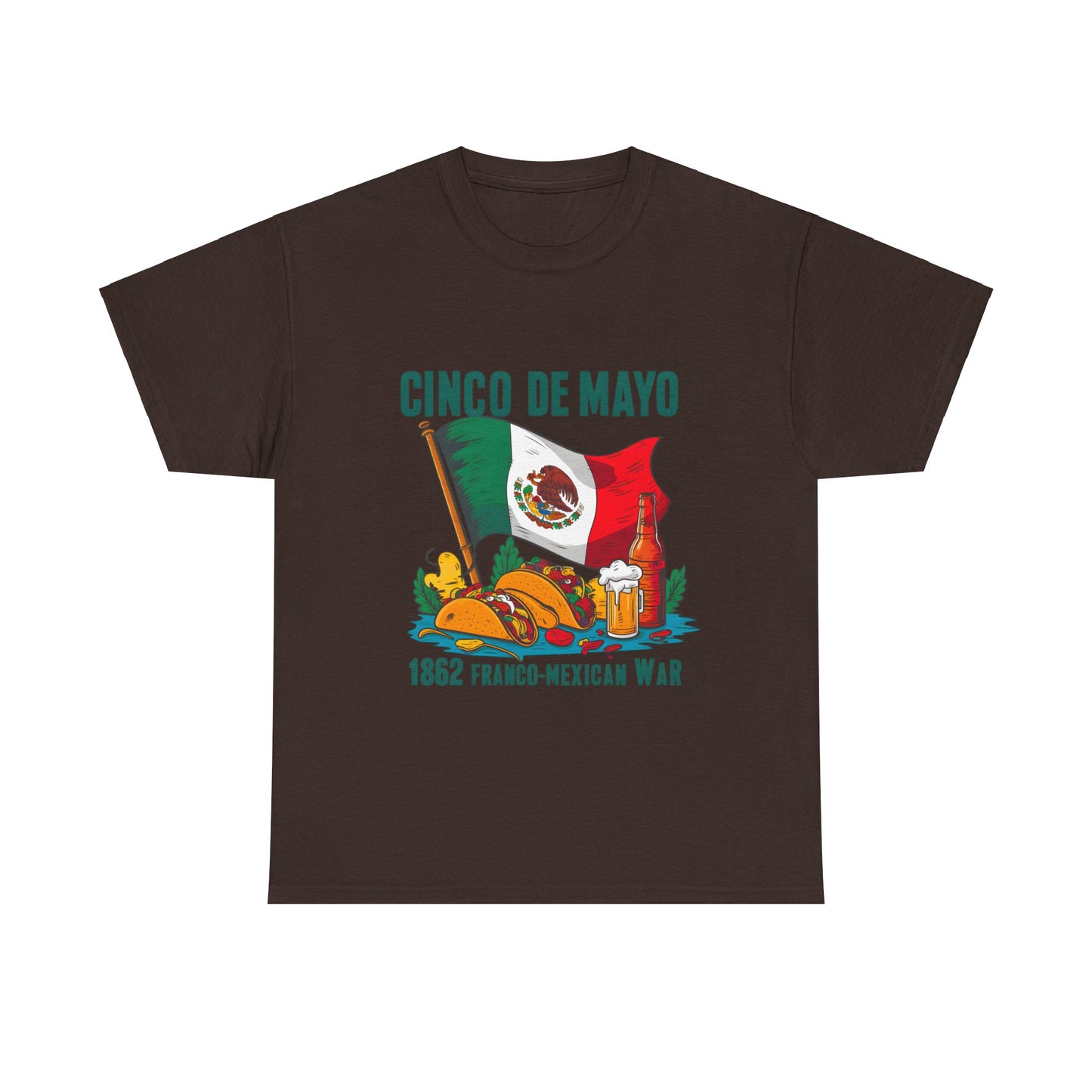 Cinco De Mayo Mexican Independence Day Graphic Unisex Heavy Cotton Tee Cotton Funny Humorous Graphic Soft Premium Unisex Men Women Dark Chocolate T-shirt Birthday Gift-3