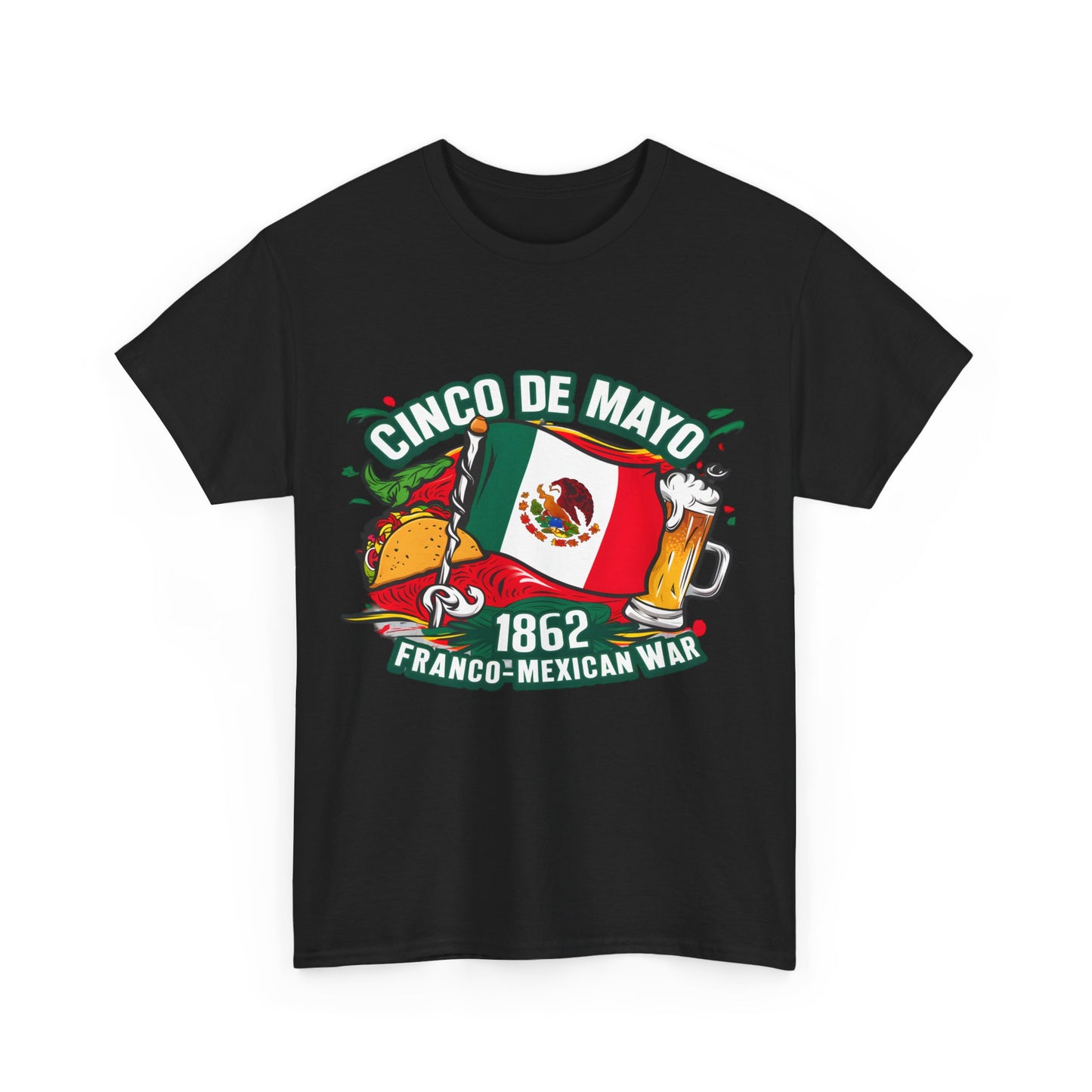 Cinco De Mayo Mexican Independence Day Graphic Unisex Heavy Cotton Tee Cotton Funny Humorous Graphic Soft Premium Unisex Men Women Black T-shirt Birthday Gift-15