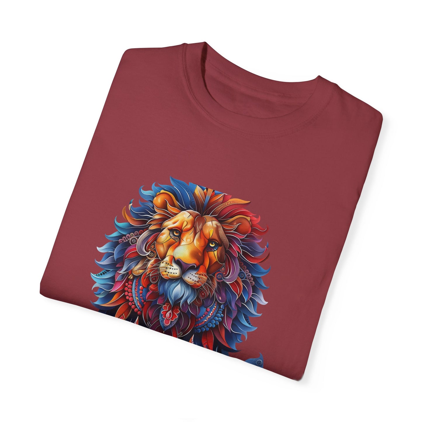 Copy of Lion Head Cool Graphic Design Novelty Unisex Garment-dyed T-shirt Cotton Funny Humorous Graphic Soft Premium Unisex Men Women Chili T-shirt Birthday Gift-35