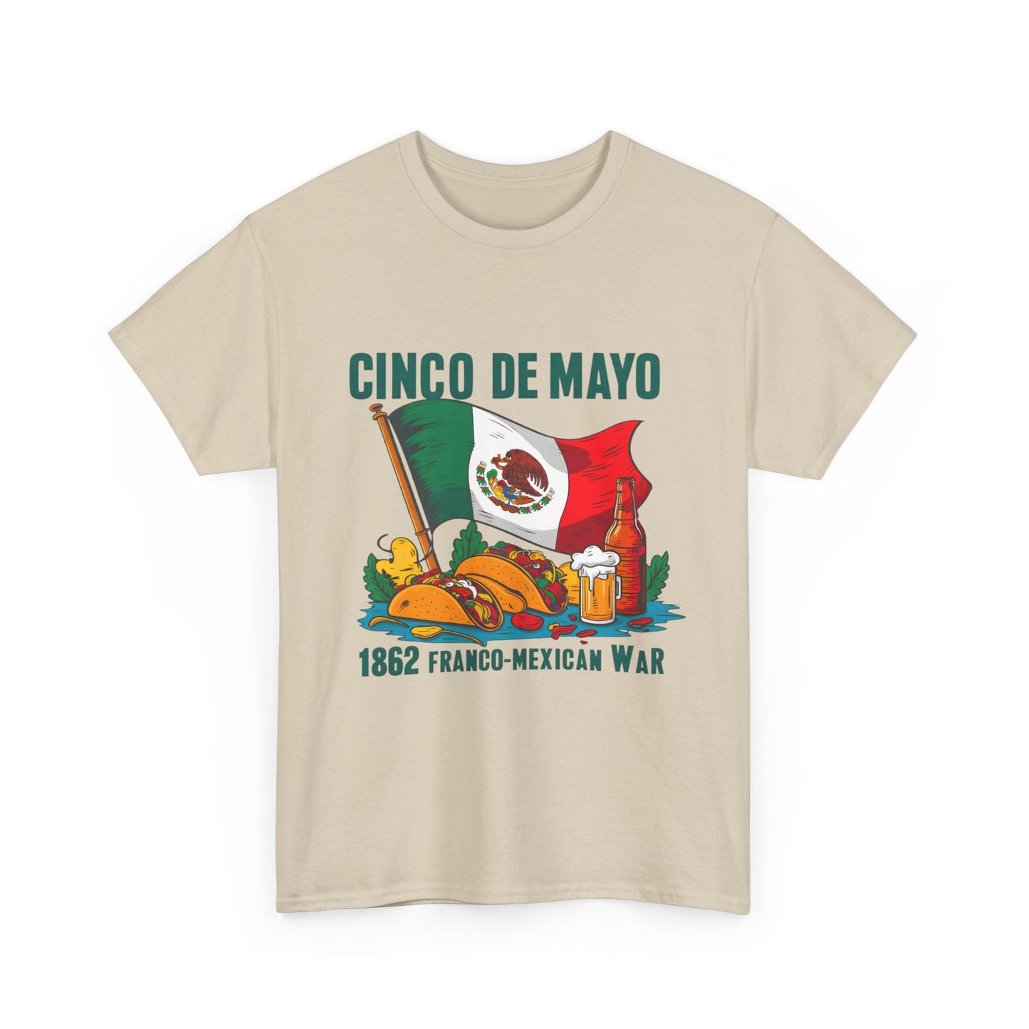 Cinco De Mayo Mexican Independence Day Graphic Unisex Heavy Cotton Tee Cotton Funny Humorous Graphic Soft Premium Unisex Men Women Sand T-shirt Birthday Gift-36