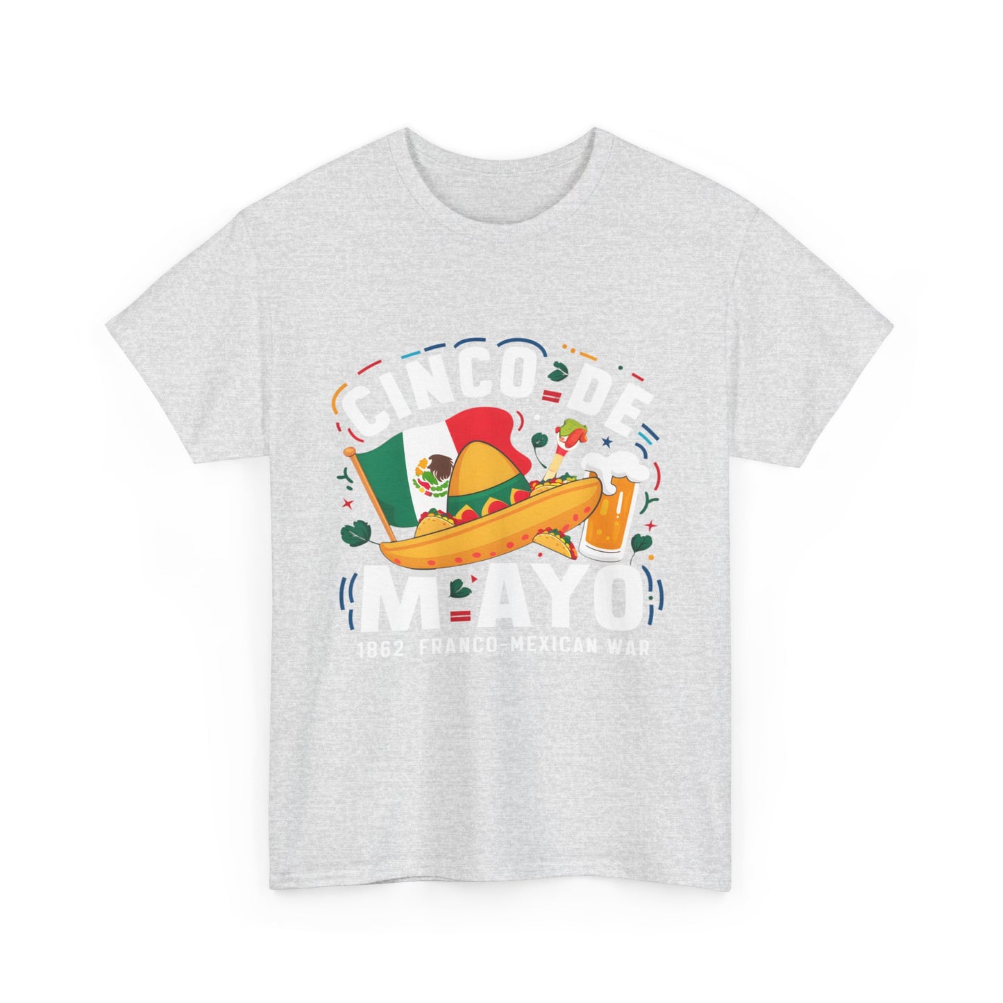 Cinco De Mayo Mexican Independence Day Graphic Unisex Heavy Cotton Tee Cotton Funny Humorous Graphic Soft Premium Unisex Men Women Ash T-shirt Birthday Gift-51
