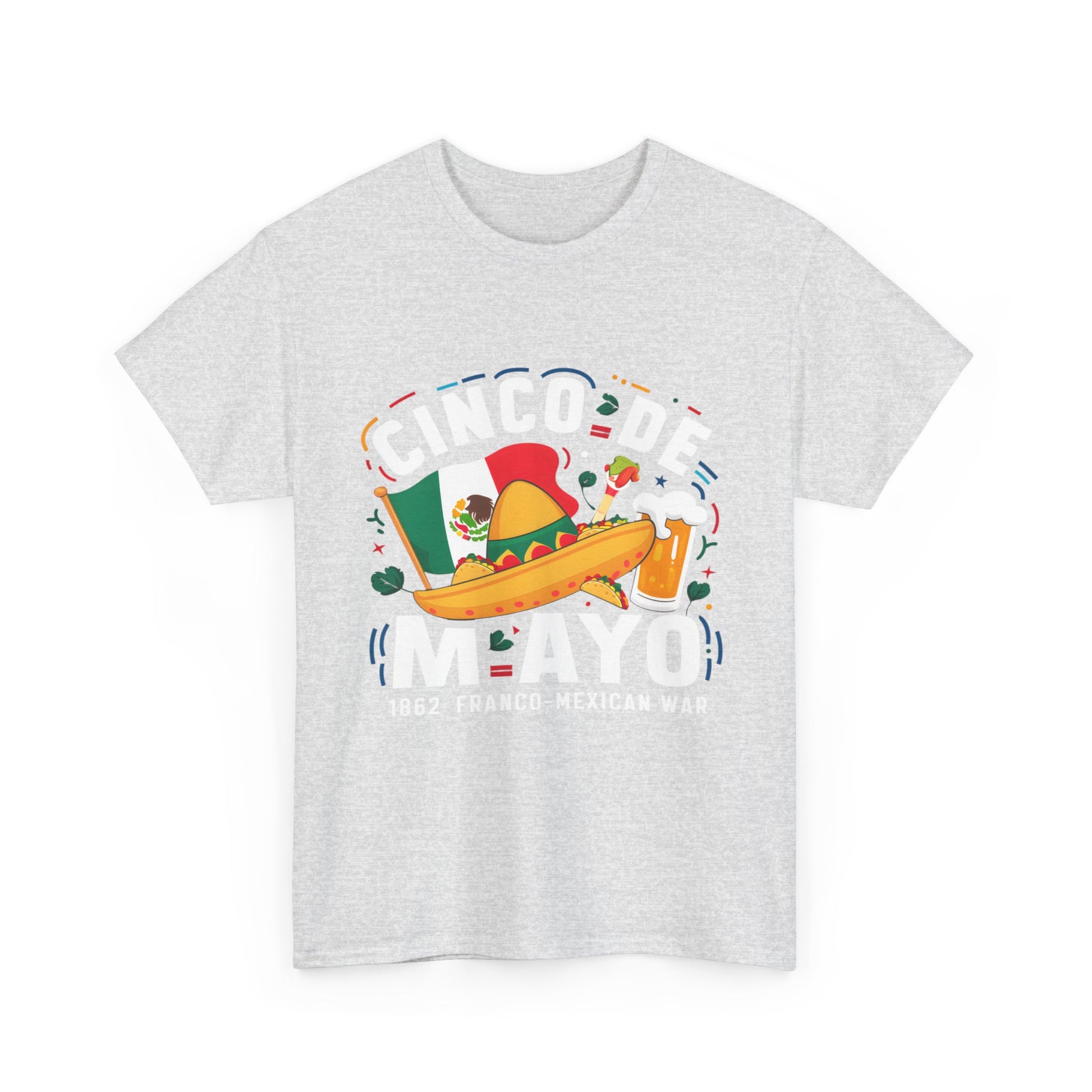 Cinco De Mayo Mexican Independence Day Graphic Unisex Heavy Cotton Tee Cotton Funny Humorous Graphic Soft Premium Unisex Men Women Ash T-shirt Birthday Gift-51