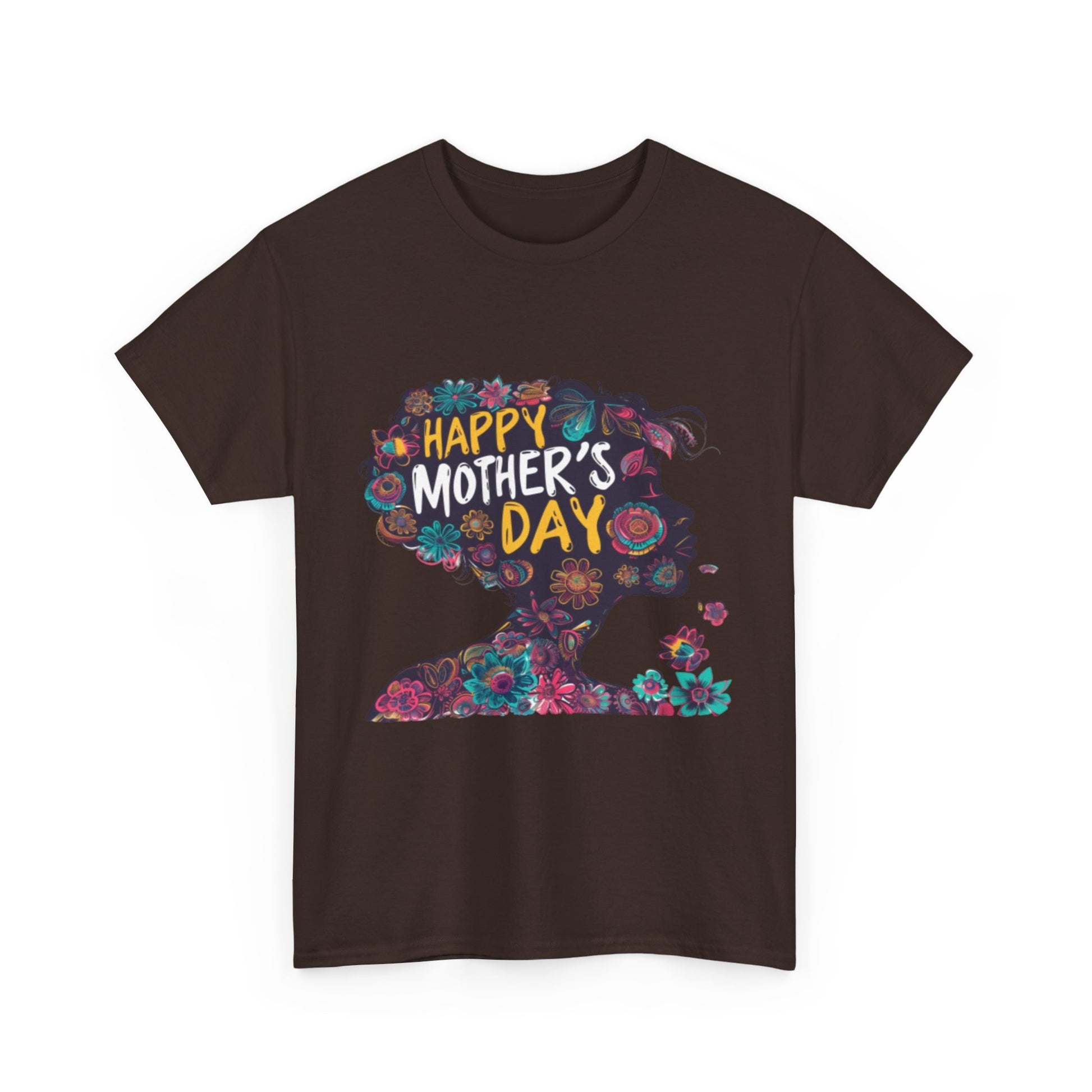 Happy Mother's Day African American Mom Graphic Unisex Heavy Cotton Tee Cotton Funny Humorous Graphic Soft Premium Unisex Men Women Dark Chocolate T-shirt Birthday Gift-21