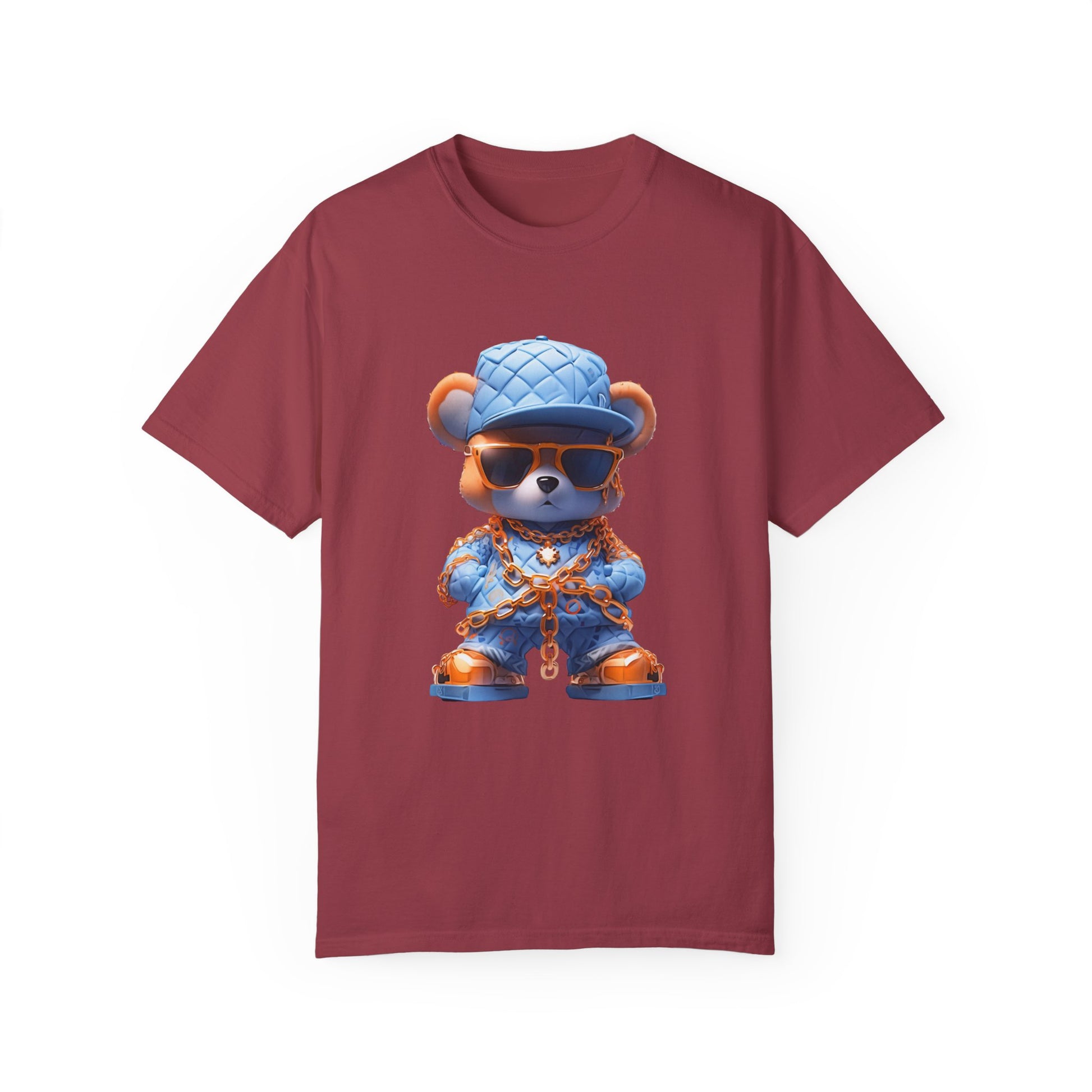 Hip Hop Teddy Bear Graphic Unisex Garment-dyed T-shirt Cotton Funny Humorous Graphic Soft Premium Unisex Men Women Chili T-shirt Birthday Gift-7