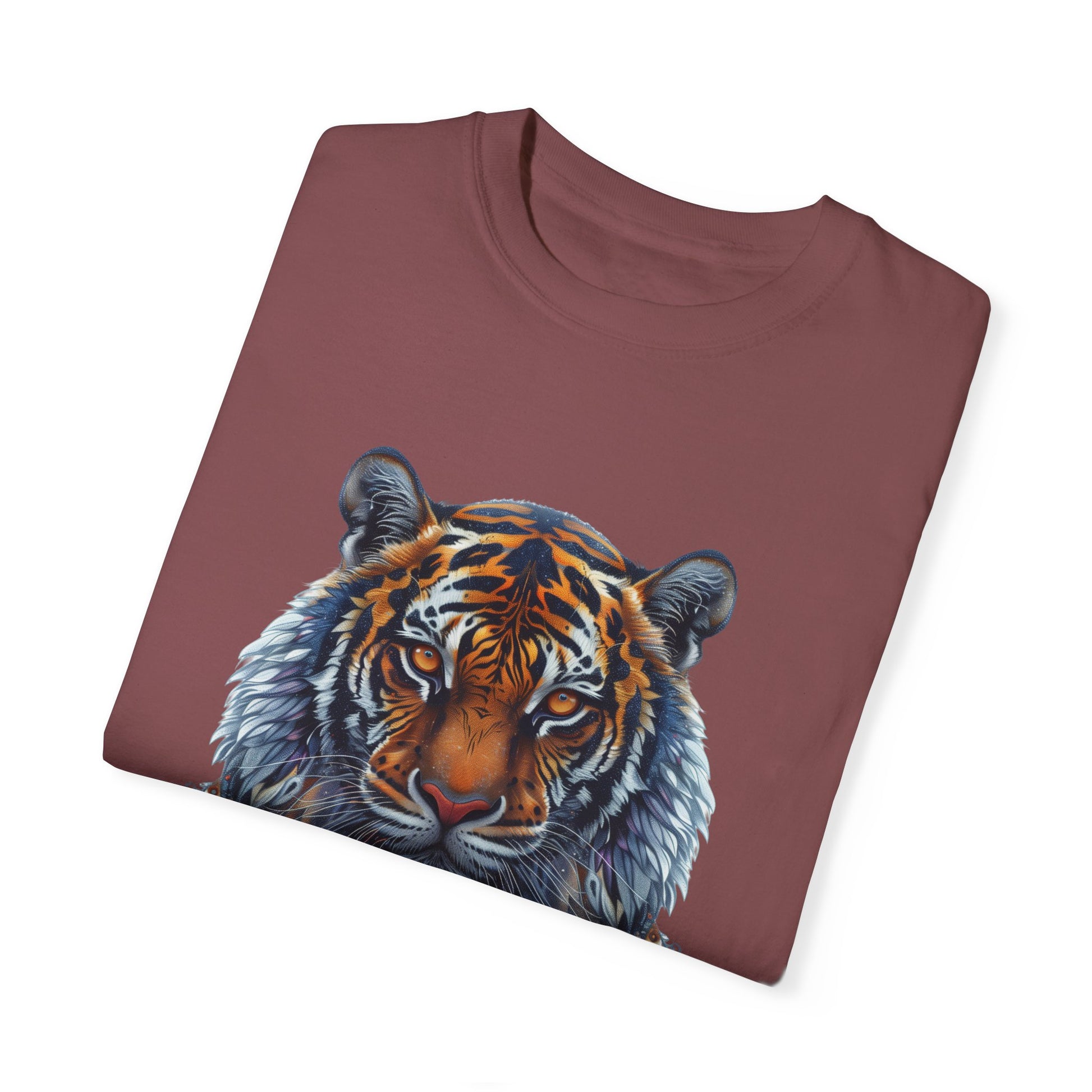 Lion Head Cool Graphic Design Novelty Unisex Garment-dyed T-shirt Cotton Funny Humorous Graphic Soft Premium Unisex Men Women Brick T-shirt Birthday Gift-29