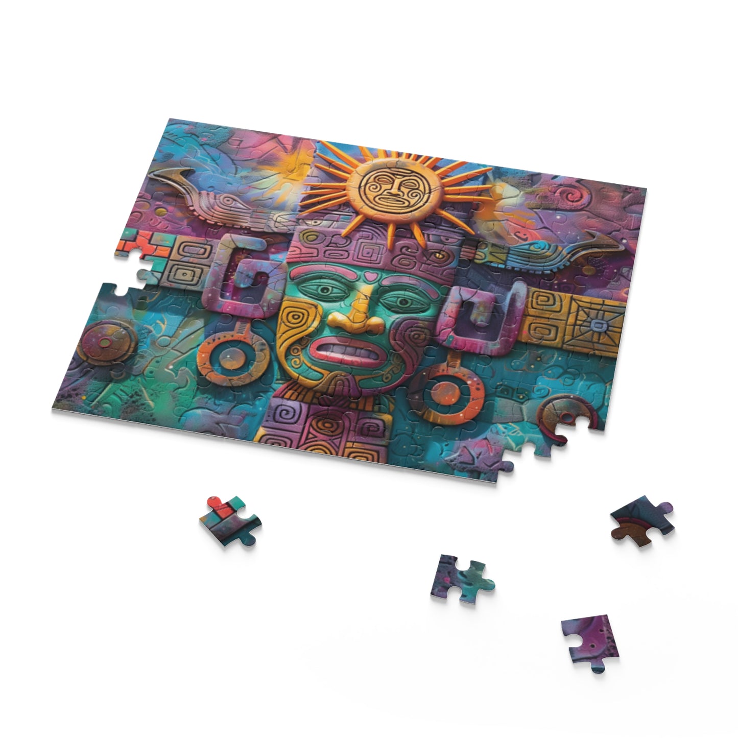 Mexican Men Art Retro Jigsaw Puzzle