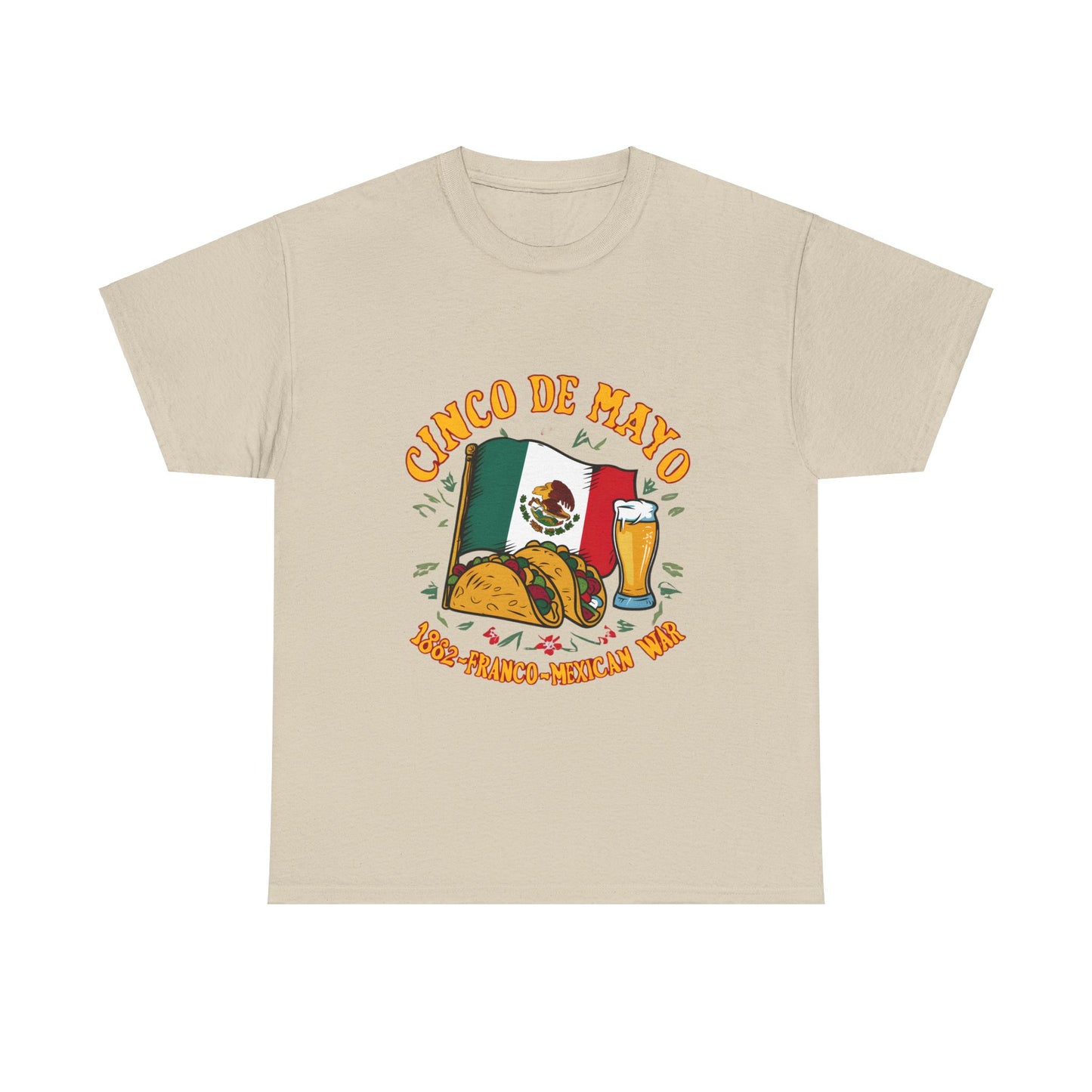 Cinco De Mayo Mexican Independence Day Graphic Unisex Heavy Cotton Tee Cotton Funny Humorous Graphic Soft Premium Unisex Men Women Sand T-shirt Birthday Gift-8