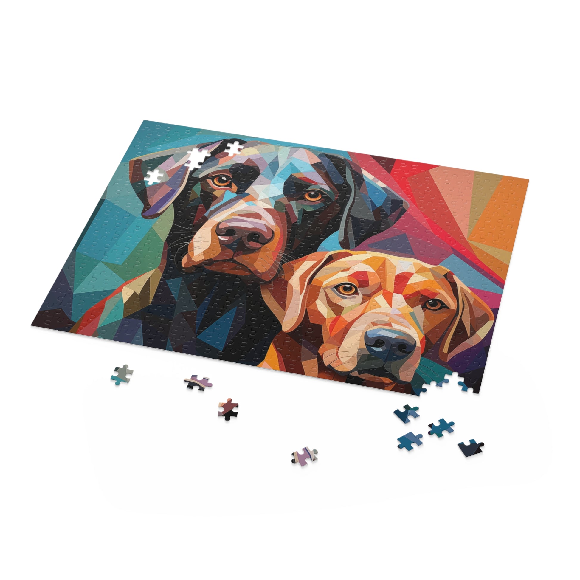 Labrador Abstract Dog Vibrant Jigsaw Puzzle Adult Birthday Business Jigsaw Puzzle Gift for Him Funny Humorous Indoor Outdoor Game Gift For Her Online-5