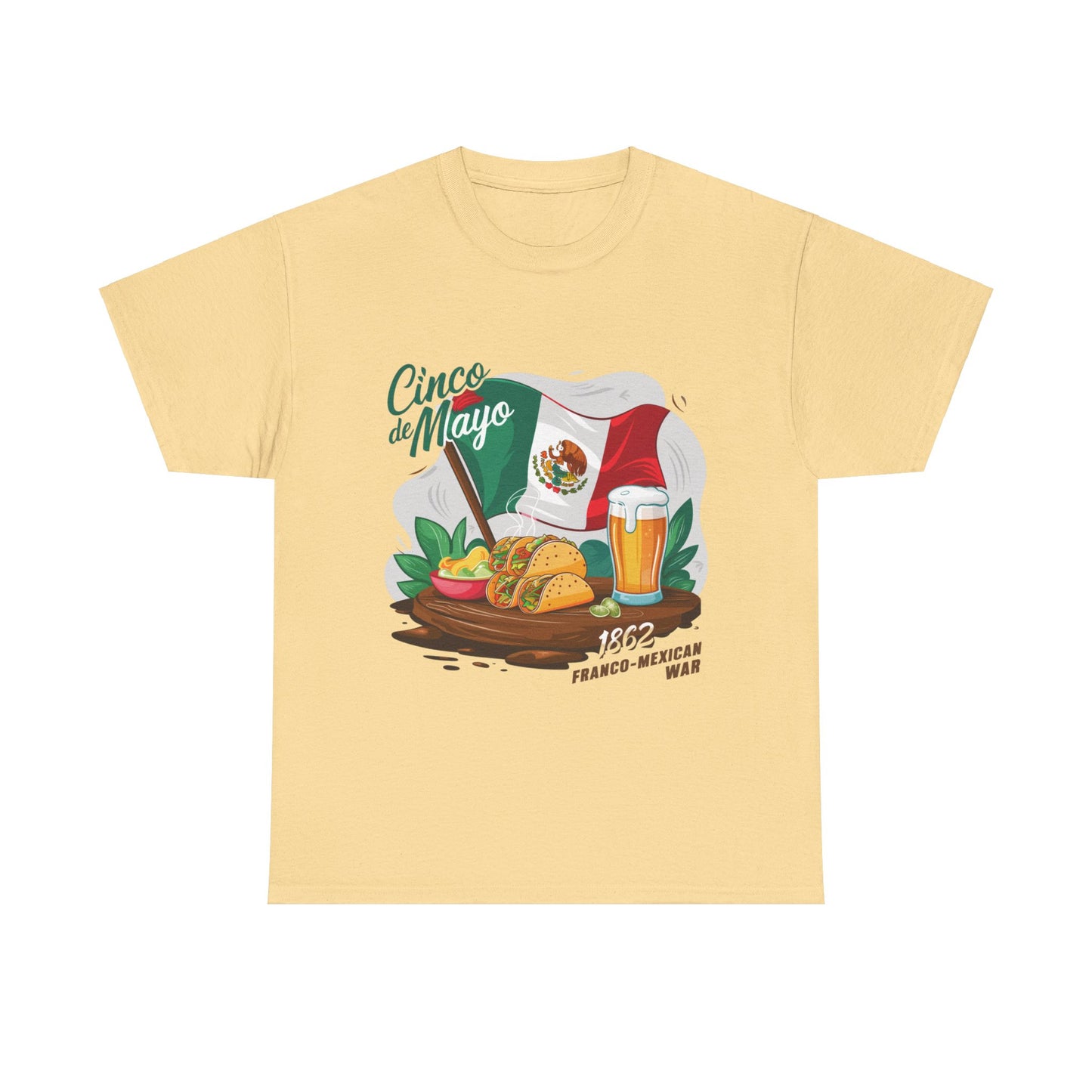 Cinco De Mayo Mexican Independence Day Graphic Unisex Heavy Cotton Tee Cotton Funny Humorous Graphic Soft Premium Unisex Men Women Yellow Haze T-shirt Birthday Gift-11