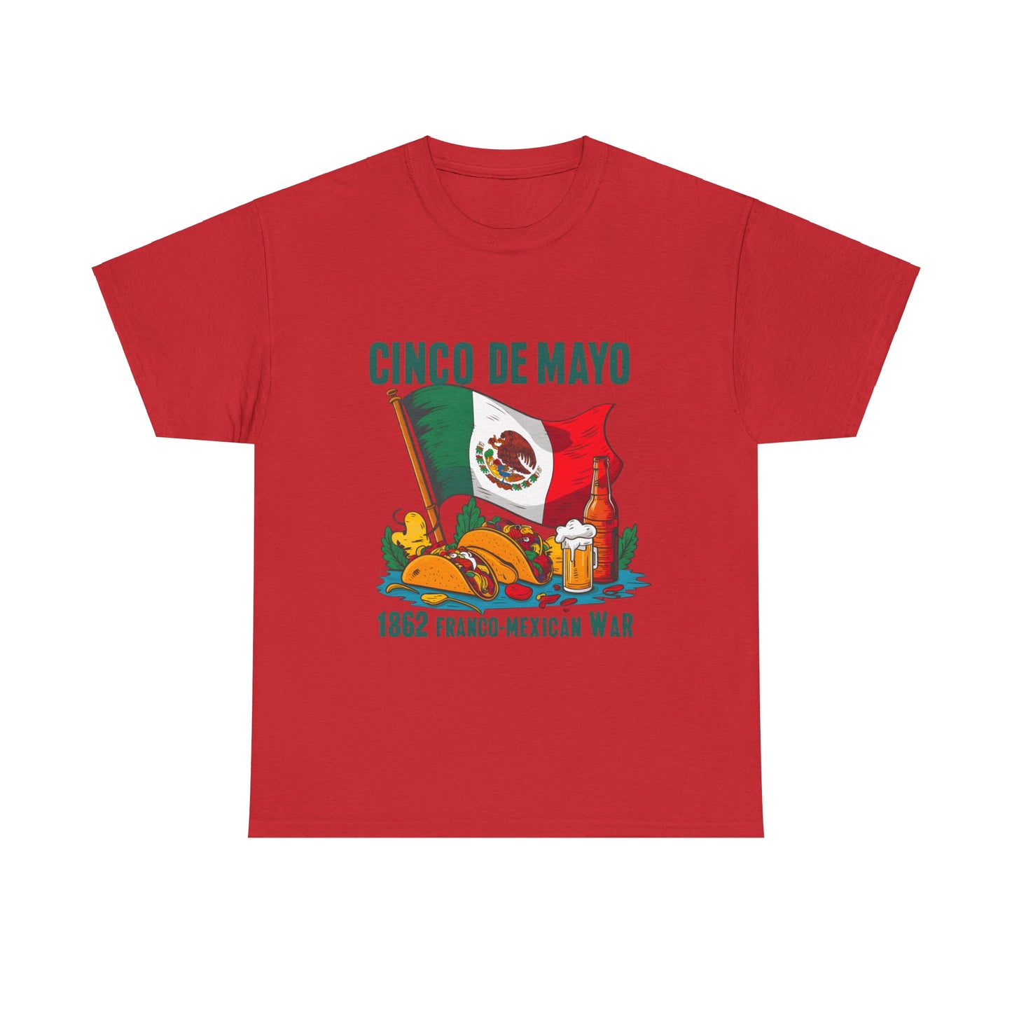 Cinco De Mayo Mexican Independence Day Graphic Unisex Heavy Cotton Tee Cotton Funny Humorous Graphic Soft Premium Unisex Men Women Red T-shirt Birthday Gift-7