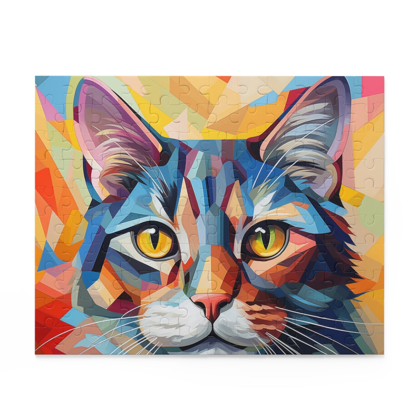 Abstract Oil Paint Cat Jigsaw Puzzle for Boys, Girls, Kids Adult Birthday Business Jigsaw Puzzle Gift for Him Funny Humorous Indoor Outdoor Game Gift For Her Online-2