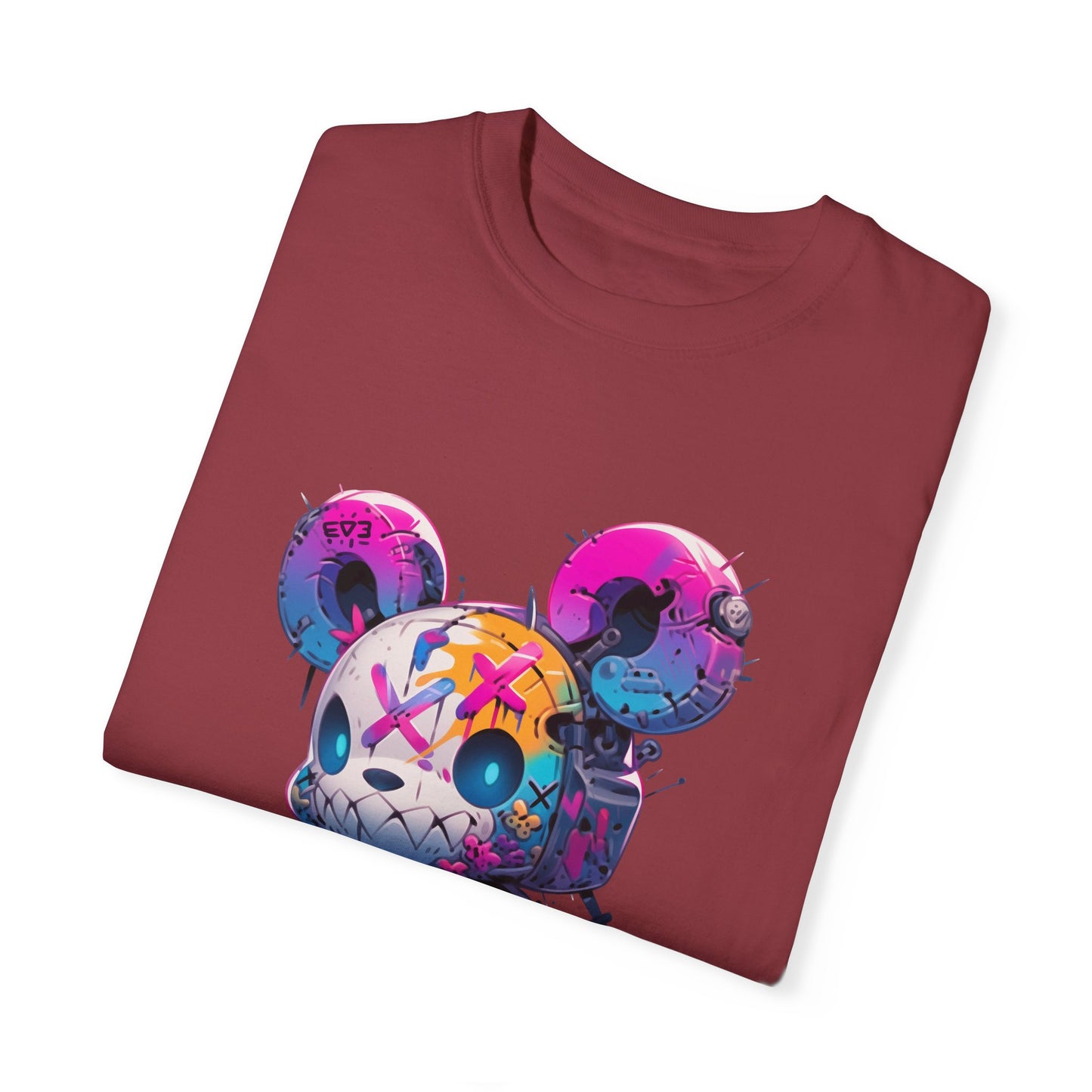 Hip Hop Teddy Bear Graphic Unisex Garment-dyed T-shirt Cotton Funny Humorous Graphic Soft Premium Unisex Men Women Chili T-shirt Birthday Gift-35