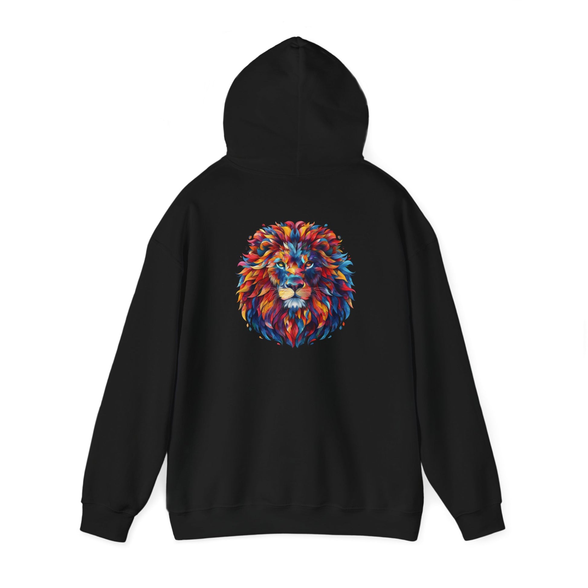 Lion Head Graphic Unisex Heavy Blend™ Hooded Sweatshirt Cotton Funny Humorous Graphic Soft Premium Unisex Men Women Black Hooded Sweatshirt Birthday Gift-15