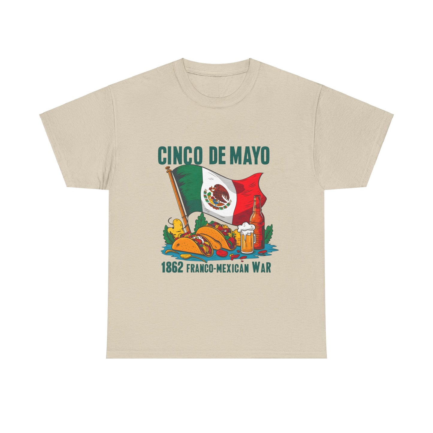 Cinco De Mayo Mexican Independence Day Graphic Unisex Heavy Cotton Tee Cotton Funny Humorous Graphic Soft Premium Unisex Men Women Sand T-shirt Birthday Gift-8
