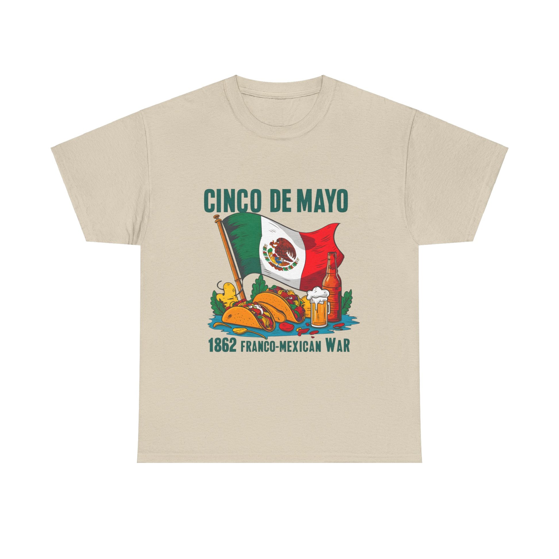 Cinco De Mayo Mexican Independence Day Graphic Unisex Heavy Cotton Tee Cotton Funny Humorous Graphic Soft Premium Unisex Men Women Sand T-shirt Birthday Gift-8