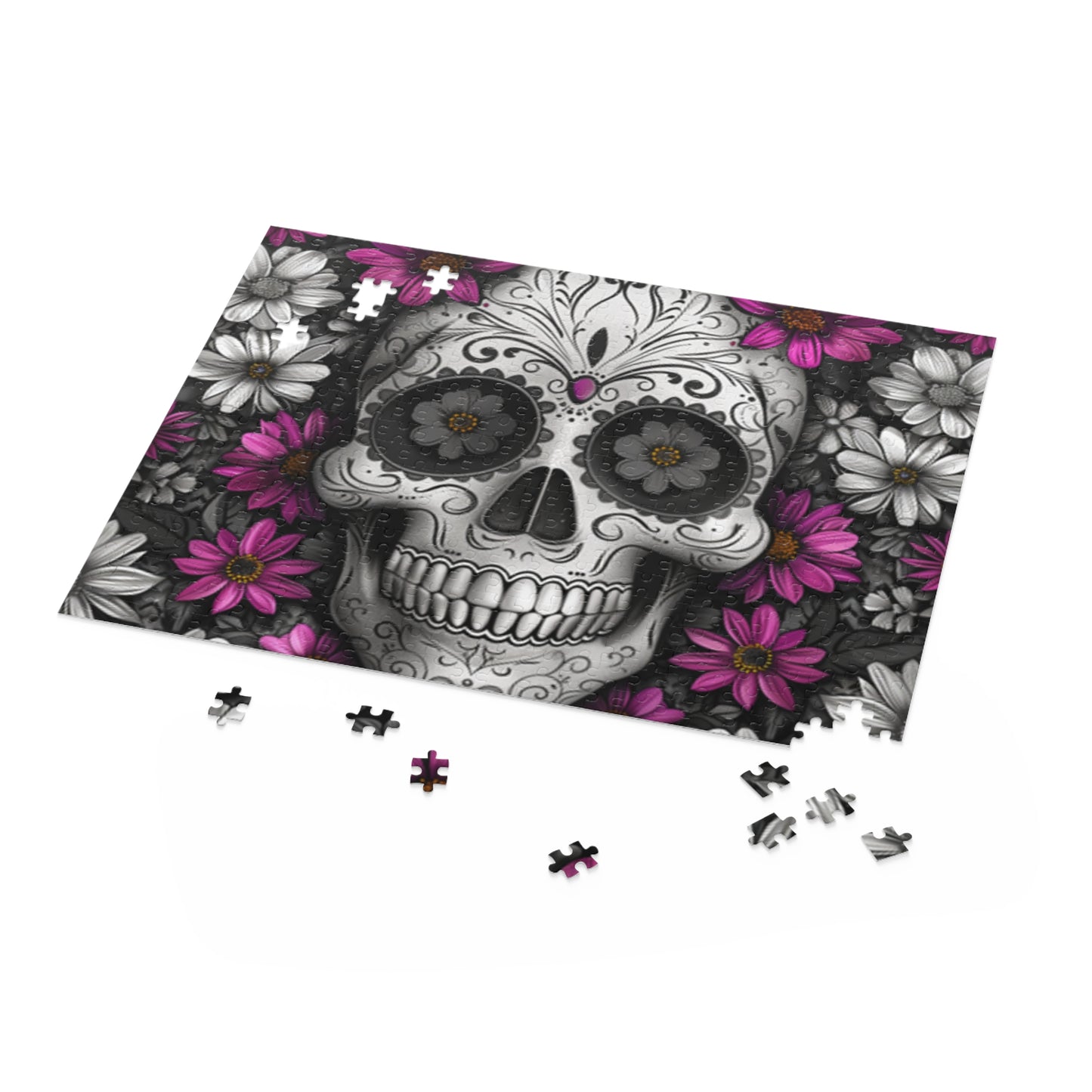 Mexican Art Day of the Dead Día de Muertos Jigsaw Puzzle Adult Birthday Business Jigsaw Puzzle Gift for Him Funny Humorous Indoor Outdoor Game Gift For Her Online-5
